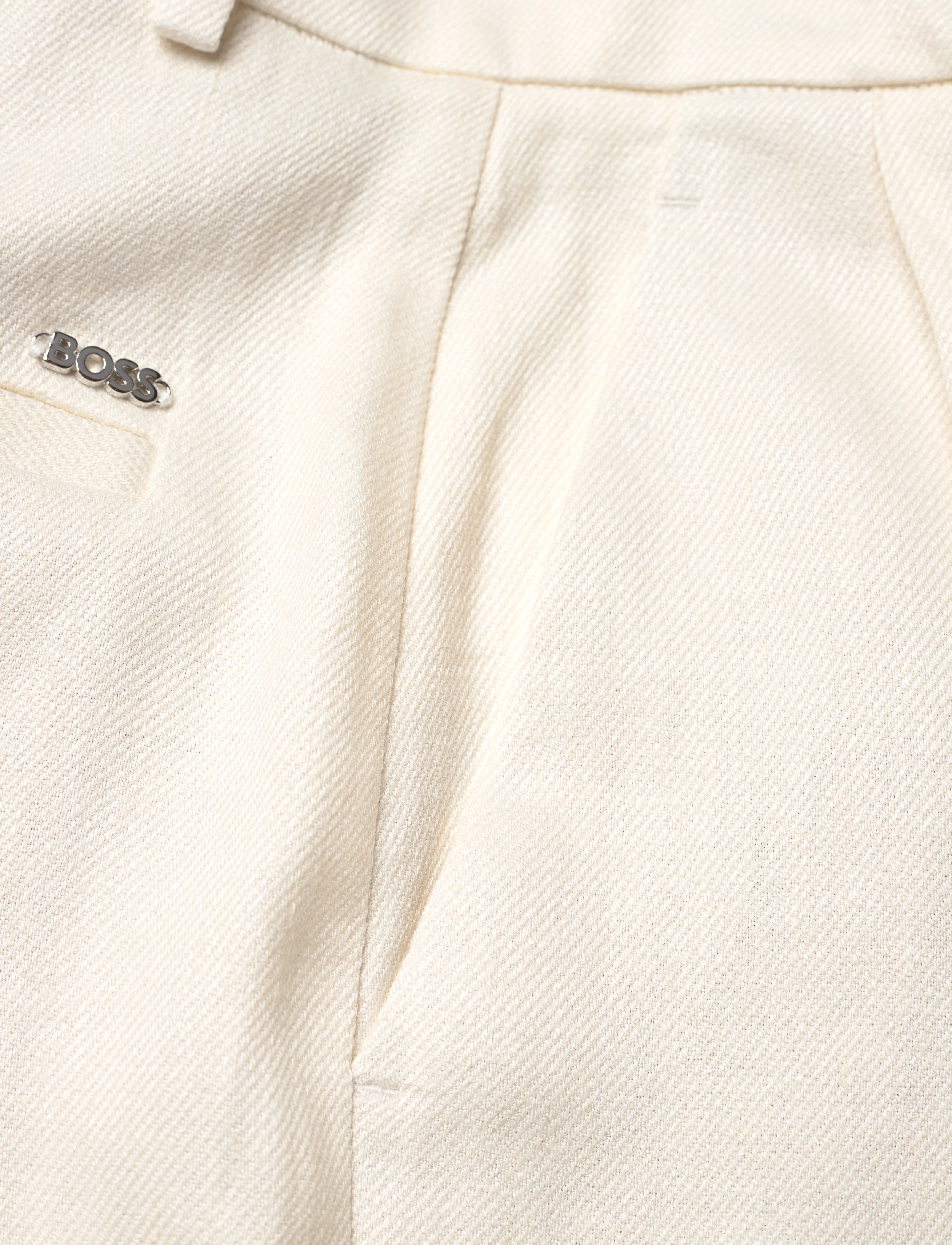 BOSS - Tefike - leinenhosen - open white - 2