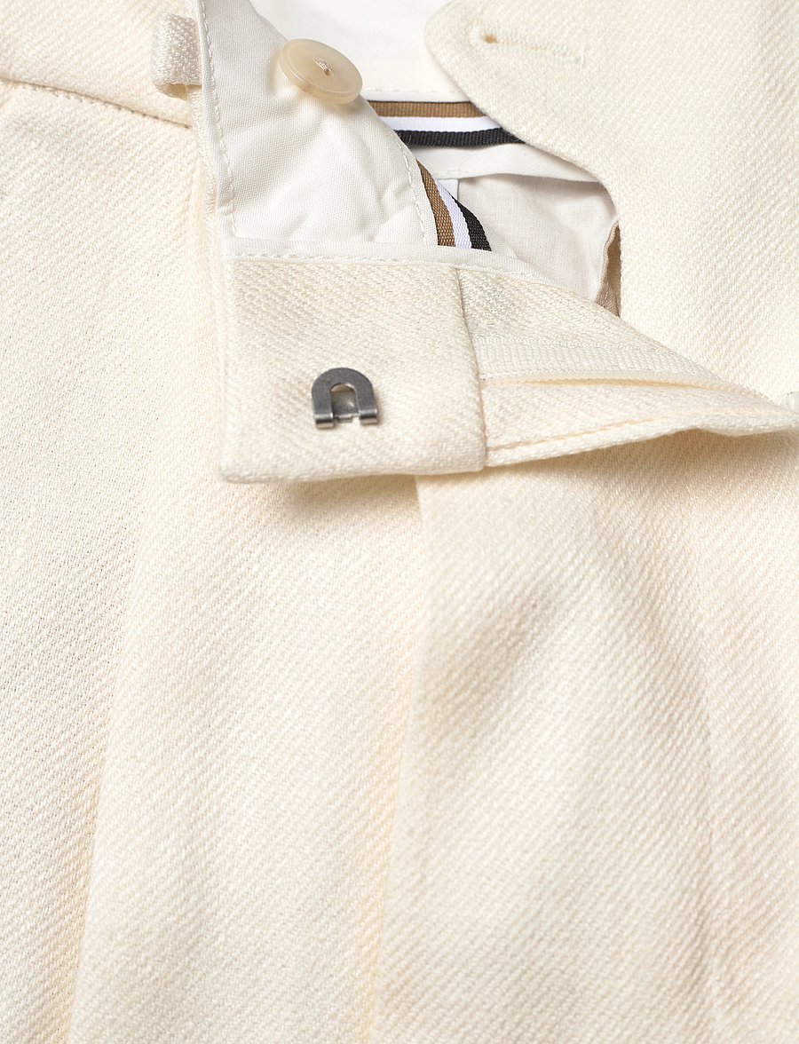 BOSS - Tefike - linnebyxor - open white - 3
