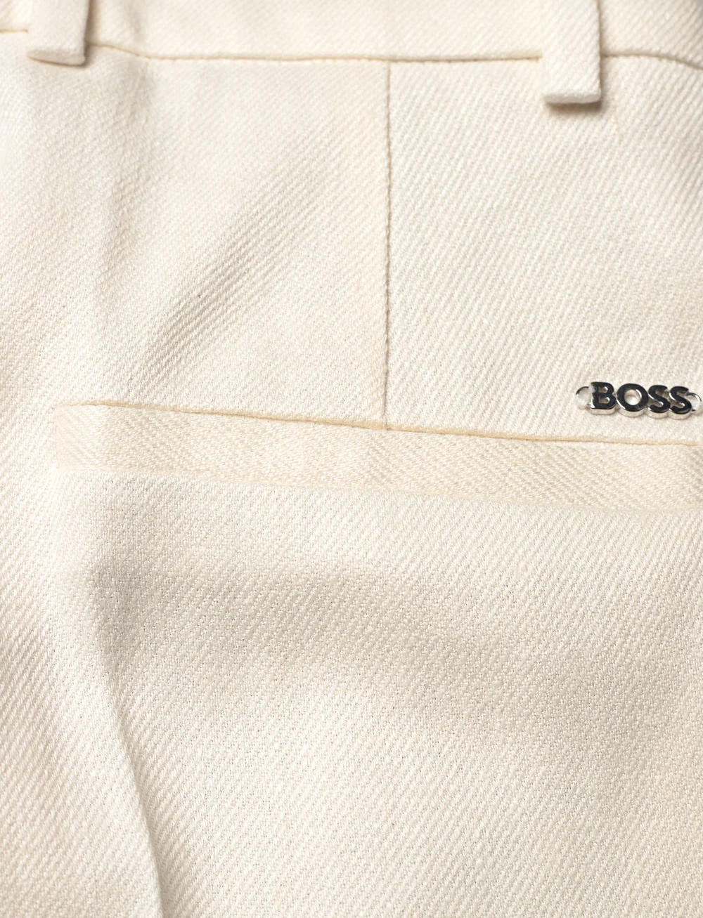 BOSS - Tefike - leinenhosen - open white - 4