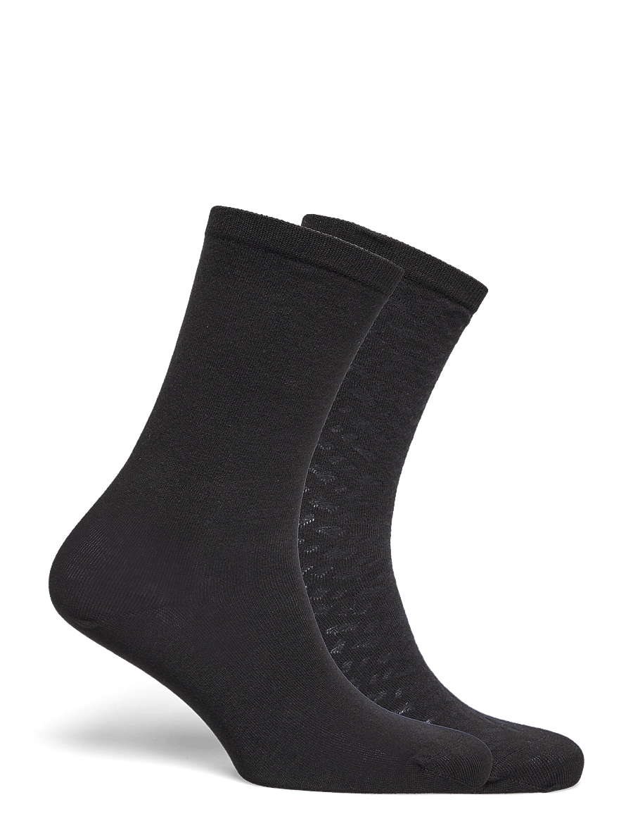 BOSS - 2P RS Monogram CC W - almindelige strømper - black - 1