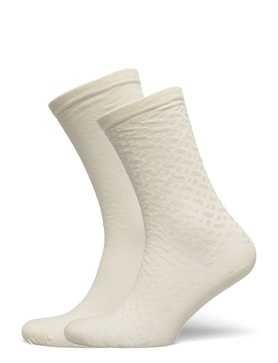 BOSS - 2P RS Monogram CC W - vanliga strumpor - open white - 0