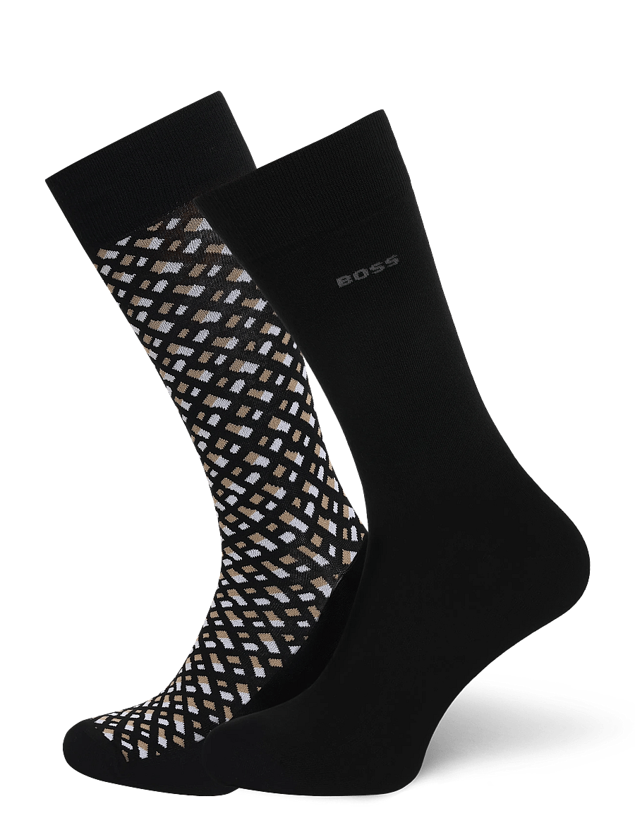 BOSS - 2P RS Monogram CC - tennissocken - black - 0
