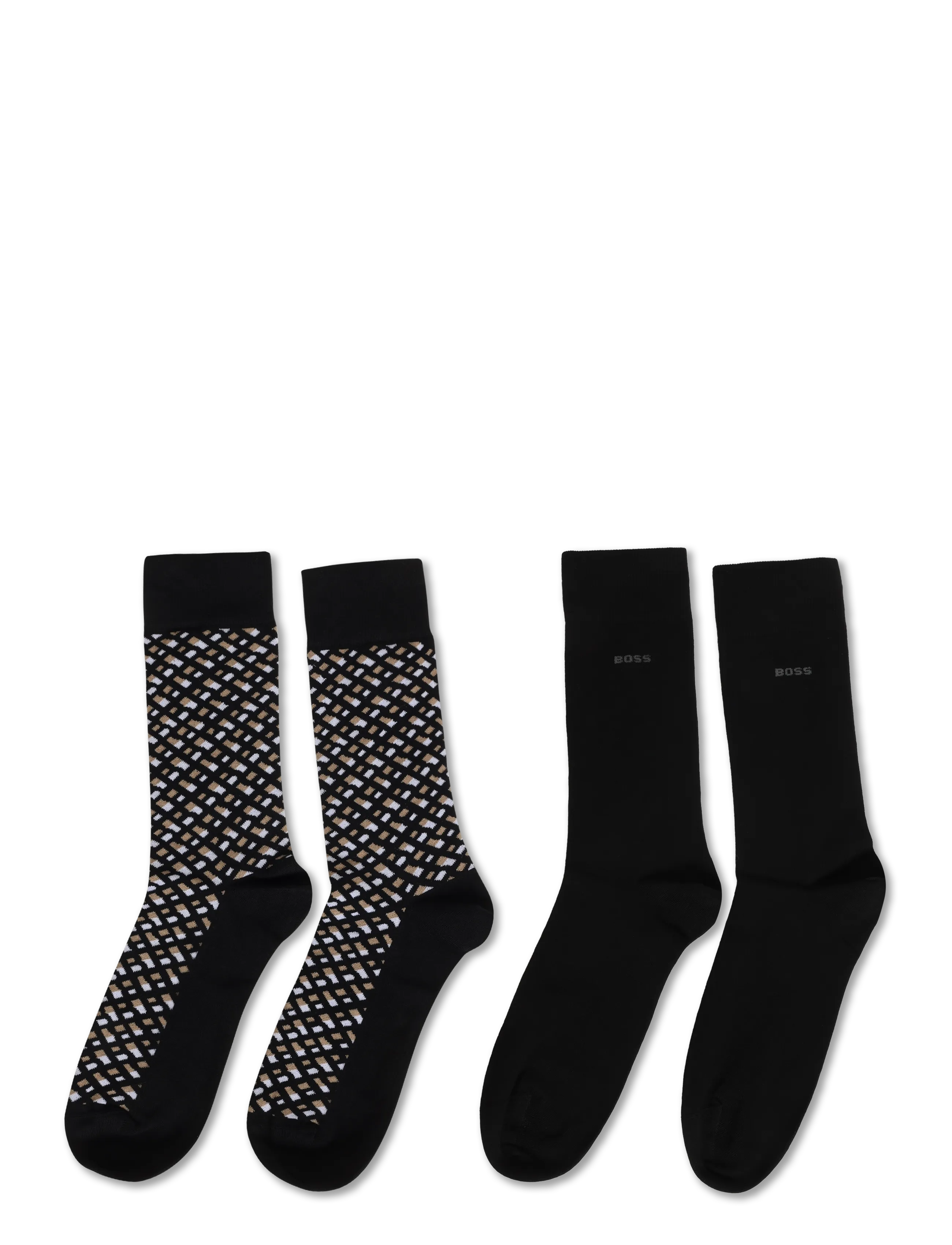 BOSS - 2P RS Monogram CC - tennissocken - black - 1