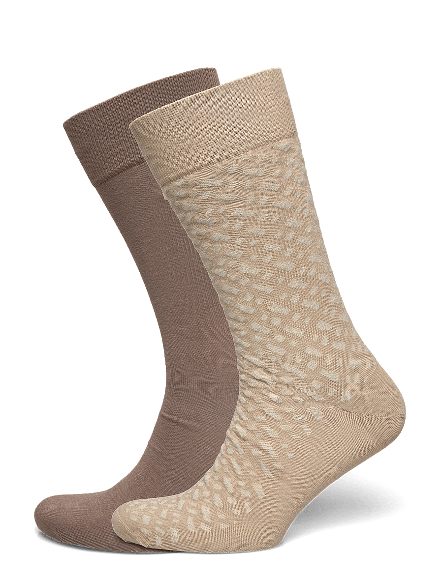 BOSS - 2P RS Monogram CC - klassikalised sokid - open brown - 0