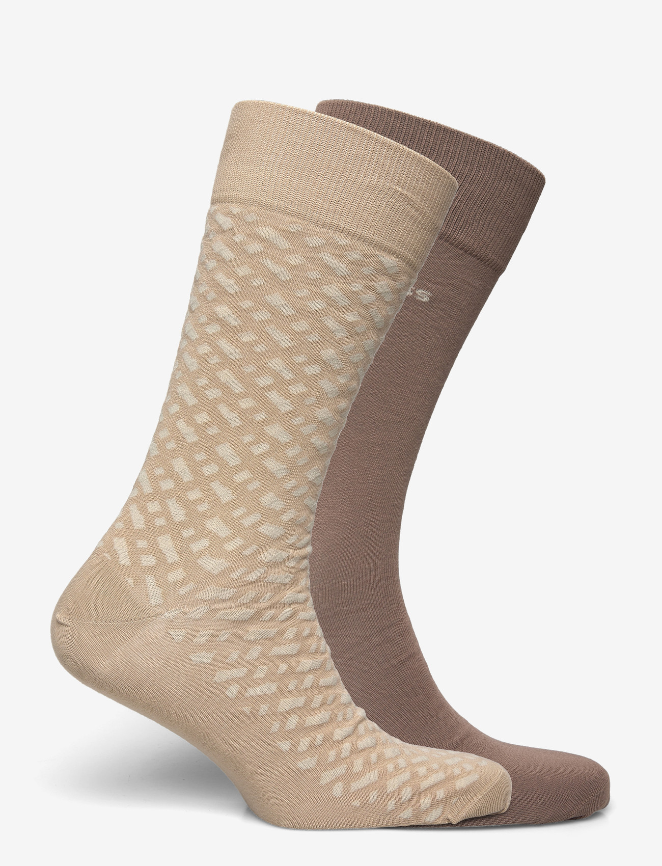 BOSS - 2P RS Monogram CC - crew socks - open brown - 1