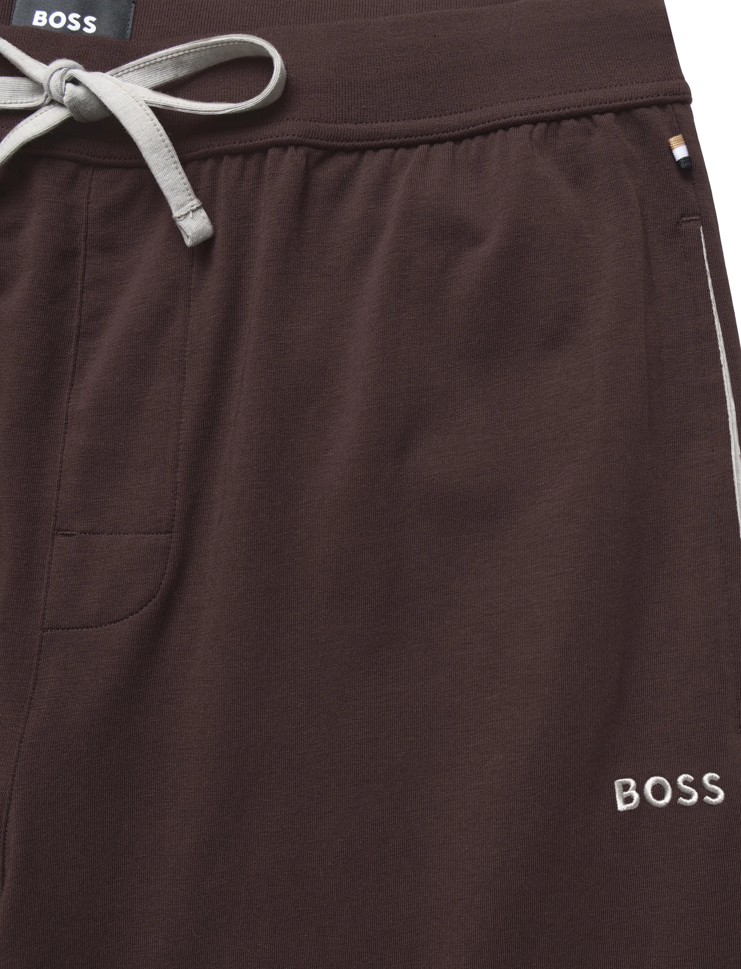 BOSS - Mix&Match Pants - pyjamasbyxor - dark brown - 3