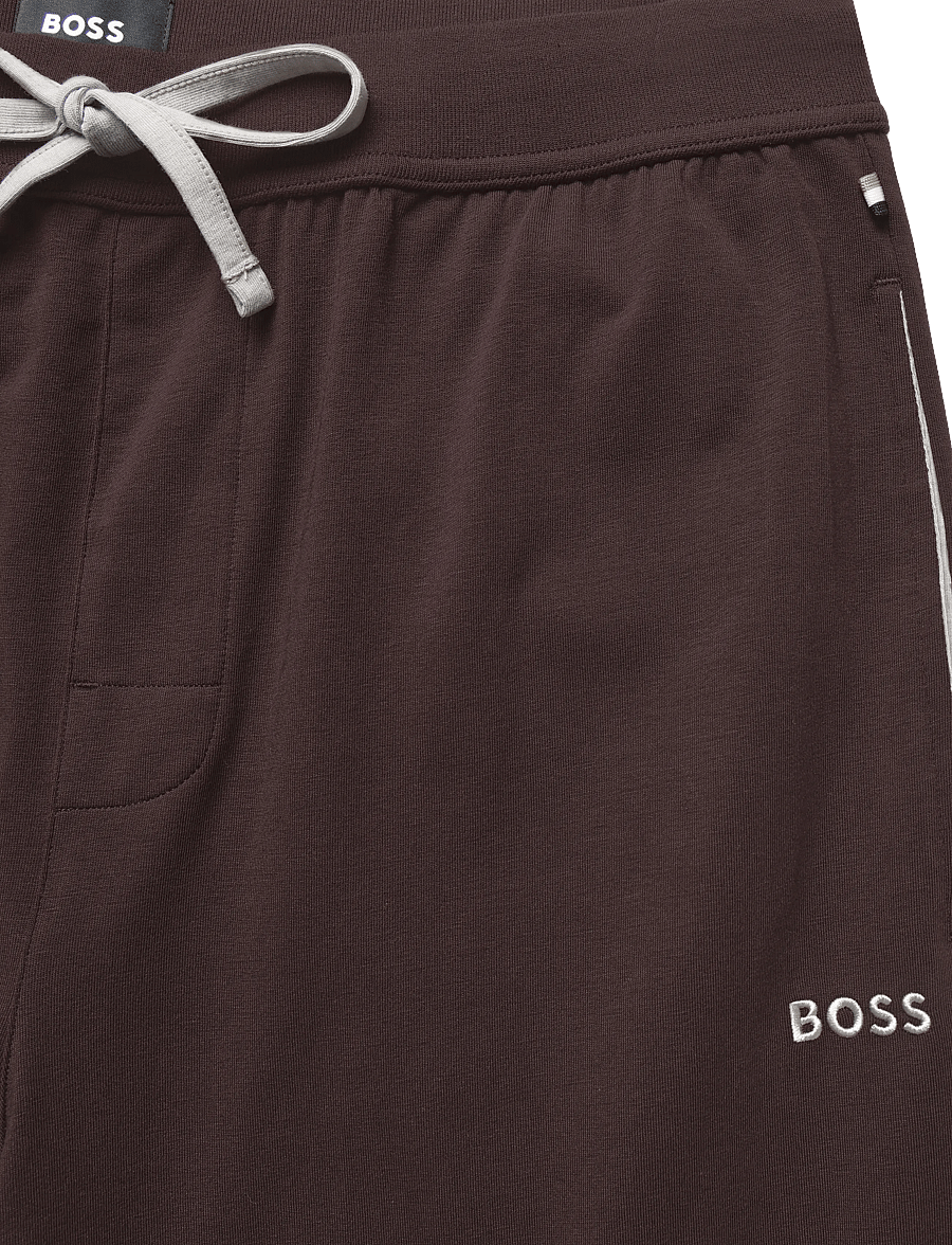 BOSS - Mix&Match Pants - pyjamasbyxor - dark brown - 3