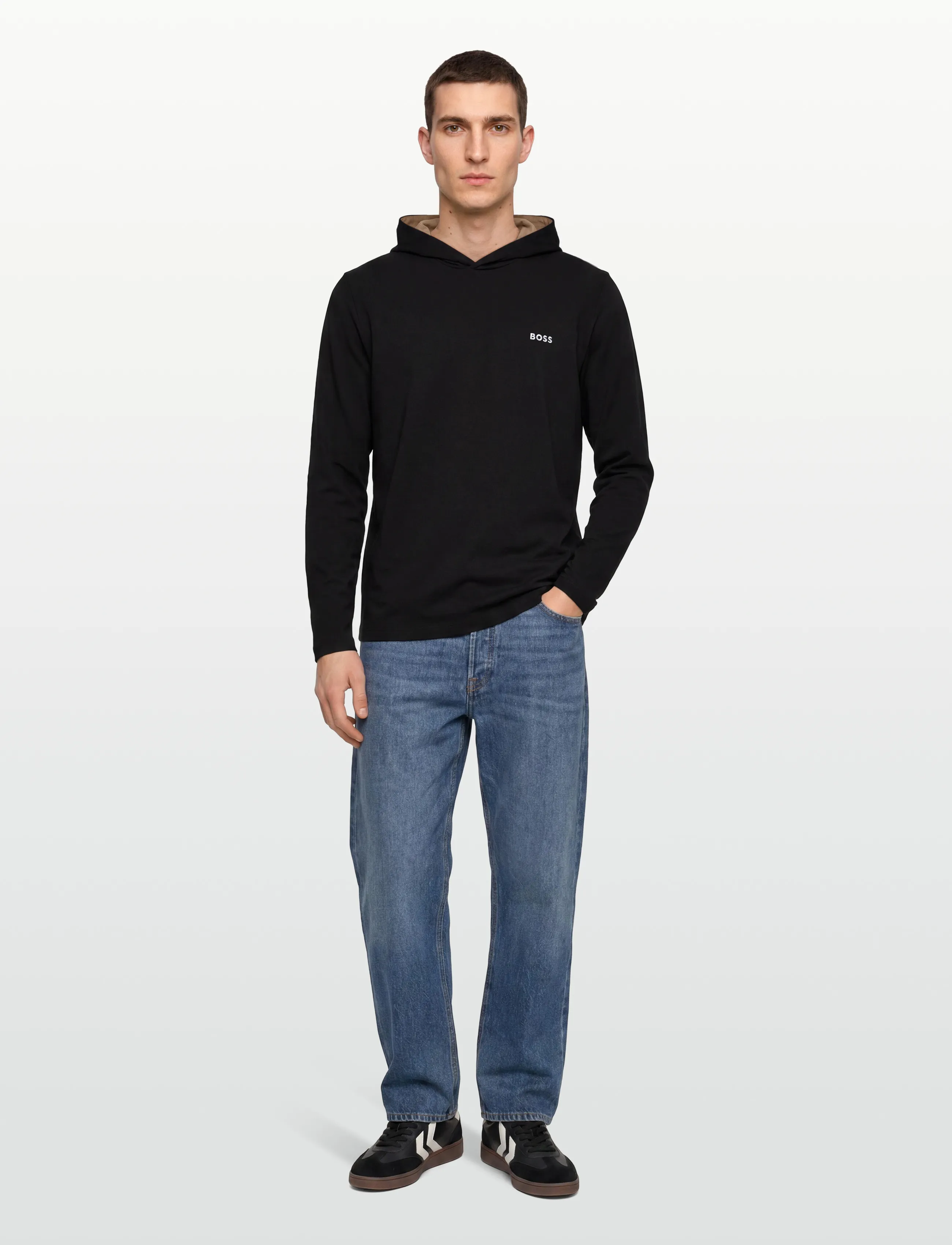 BOSS - Mix&Match LS-Shirt H - pyjamasöverdelar - black - 0