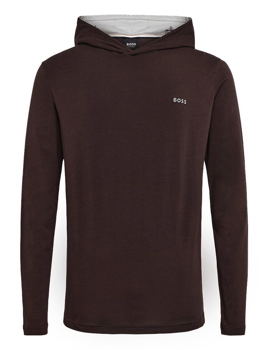 BOSS - Mix&Match LS-Shirt H - pyjamaoberteile - dark brown - 0