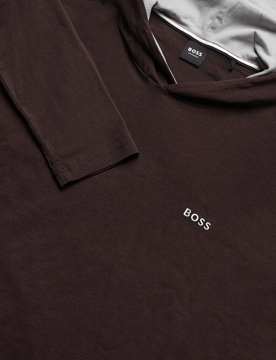 BOSS - Mix&Match LS-Shirt H - pyjamaoberteile - dark brown - 2
