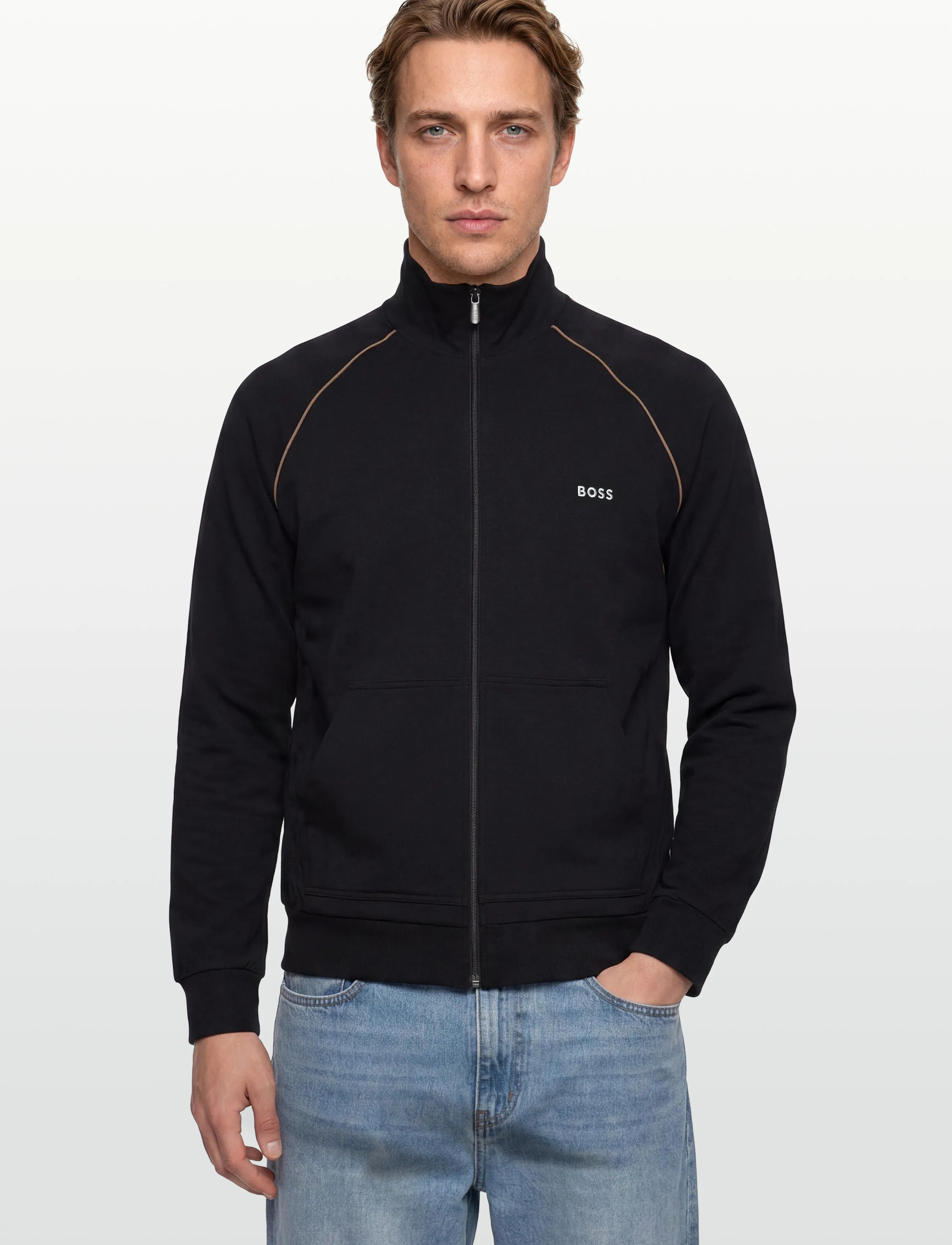 BOSS - Mix&Match Jacket Z - nattrøjer - black - 3