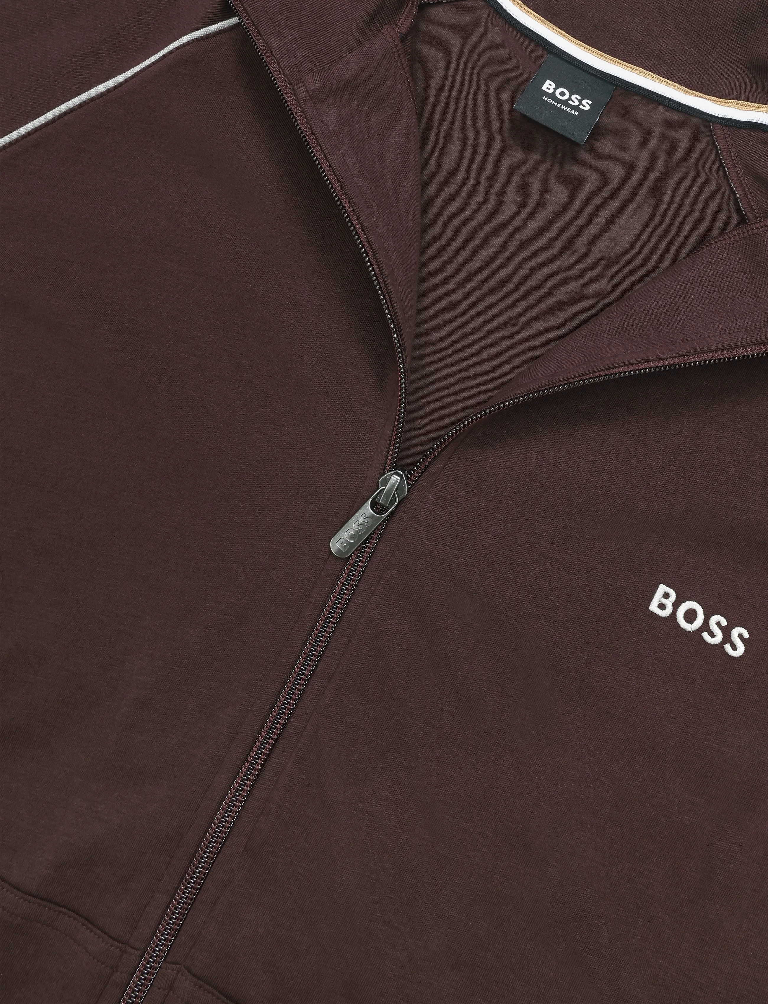 BOSS - Mix&Match Jacket Z - sweatshirts - dark brown - 2