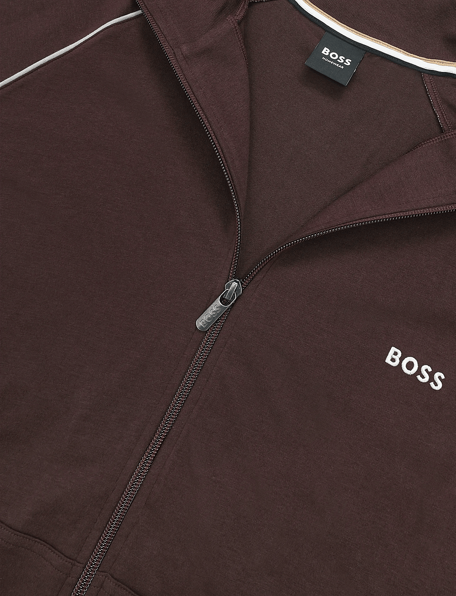 BOSS - Mix&Match Jacket Z - sweatshirts - dark brown - 2