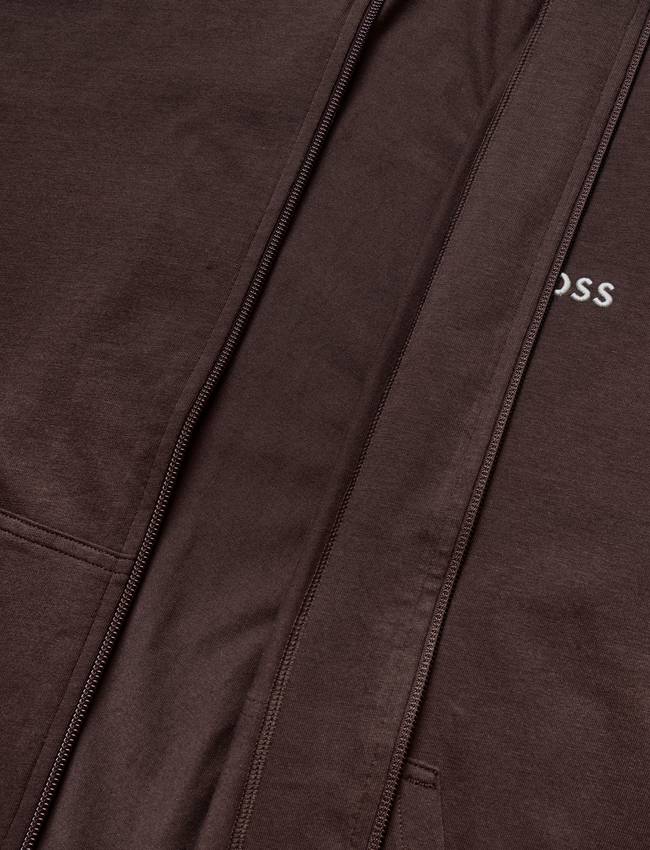 BOSS - Mix&Match Jacket Z - sweatshirts - dark brown - 4