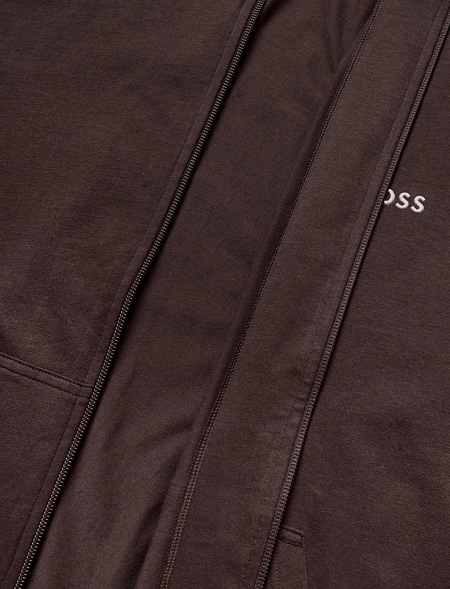BOSS - Mix&Match Jacket Z - sweatshirts - dark brown - 4