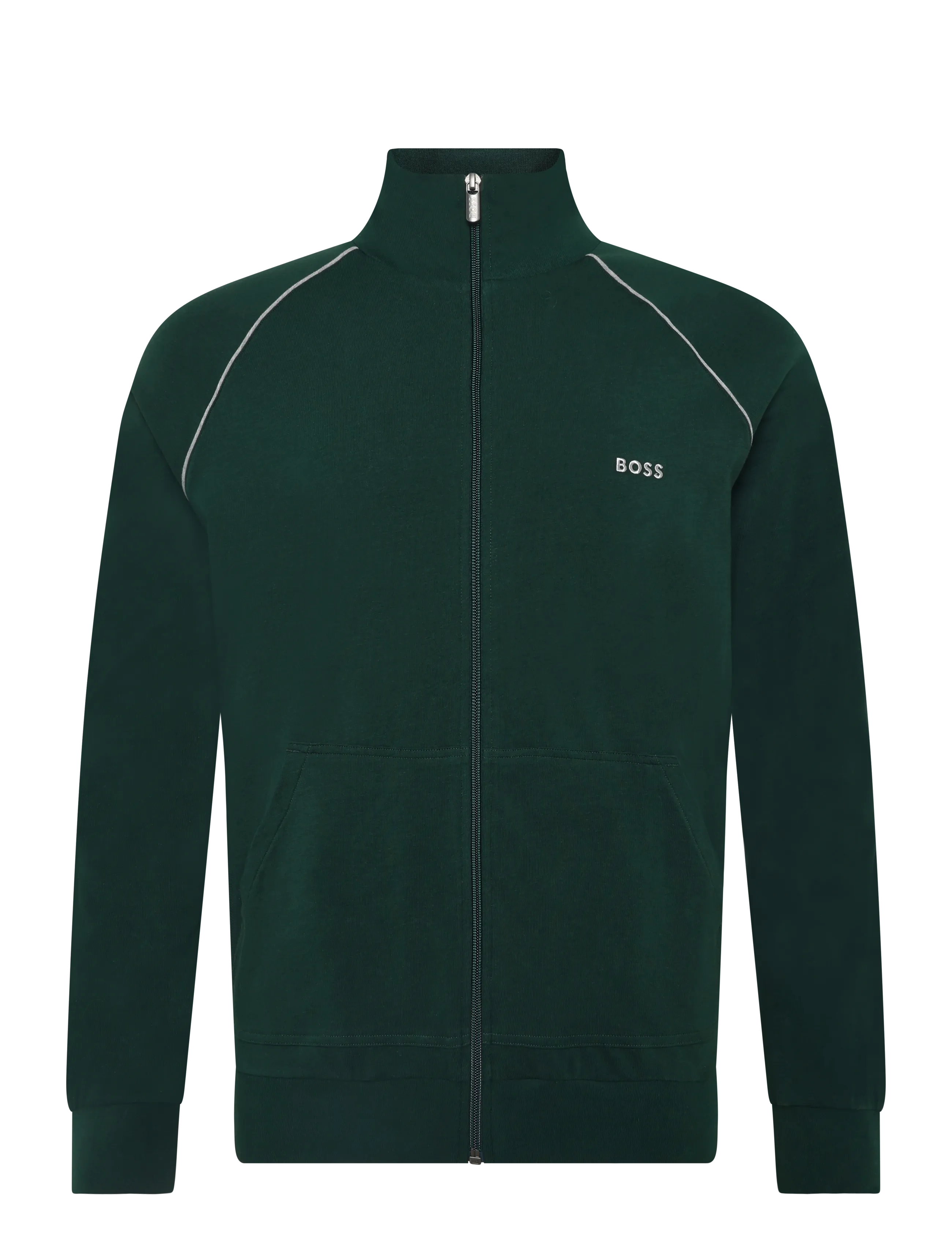 BOSS - Mix&Match Jacket Z - sweatshirts - dark green - 1