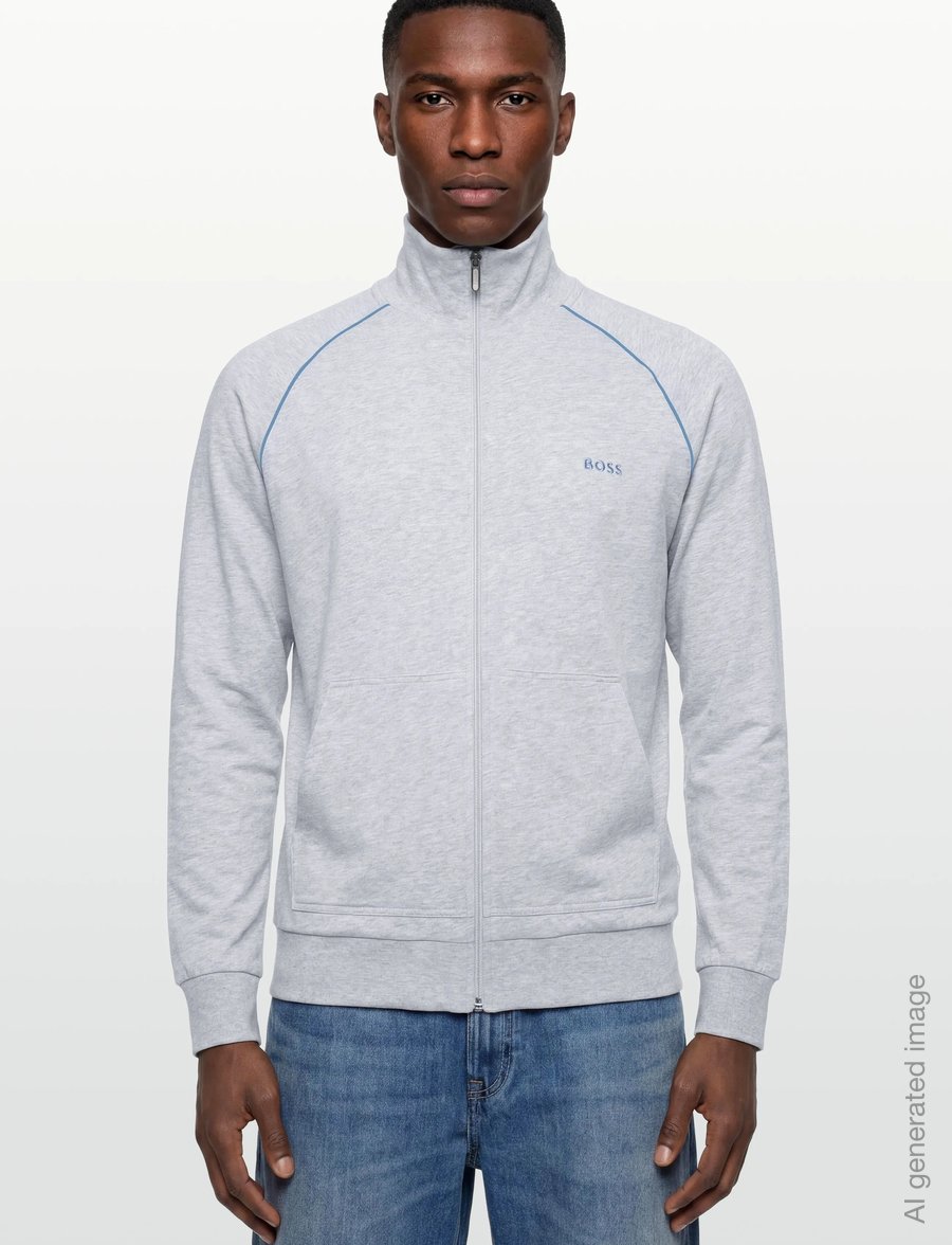 BOSS - Mix&Match Jacket Z - sweatshirts - light/pastel grey - 3