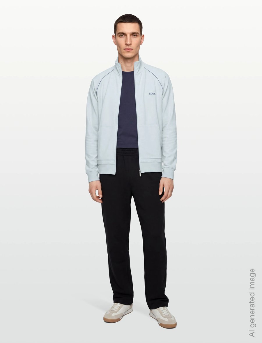 BOSS - Mix&Match Jacket Z - sweatshirts - open blue - 0