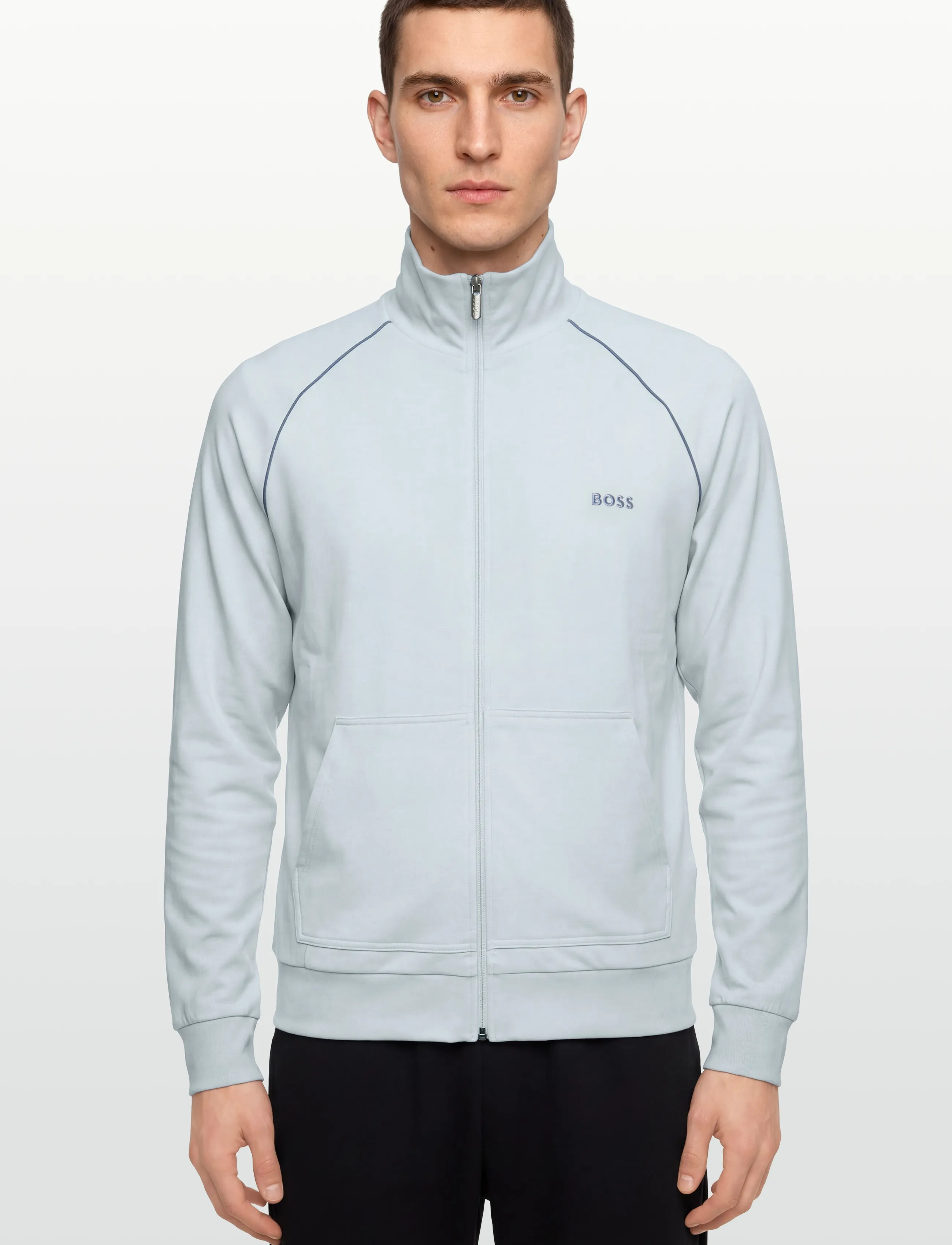 BOSS - Mix&Match Jacket Z - dressipluusid - open blue - 3