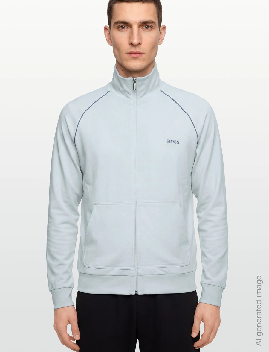 BOSS - Mix&Match Jacket Z - sweatshirts - open blue - 3