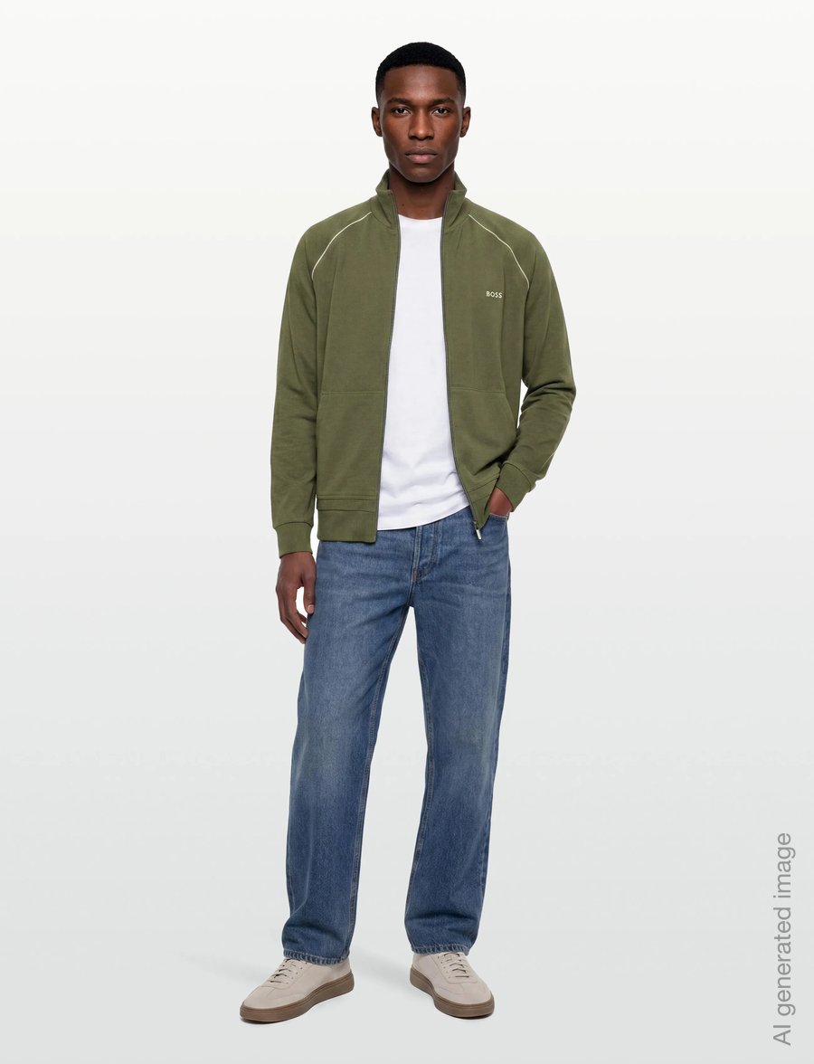 BOSS - Mix&Match Jacket Z - sweatshirts - open green - 0