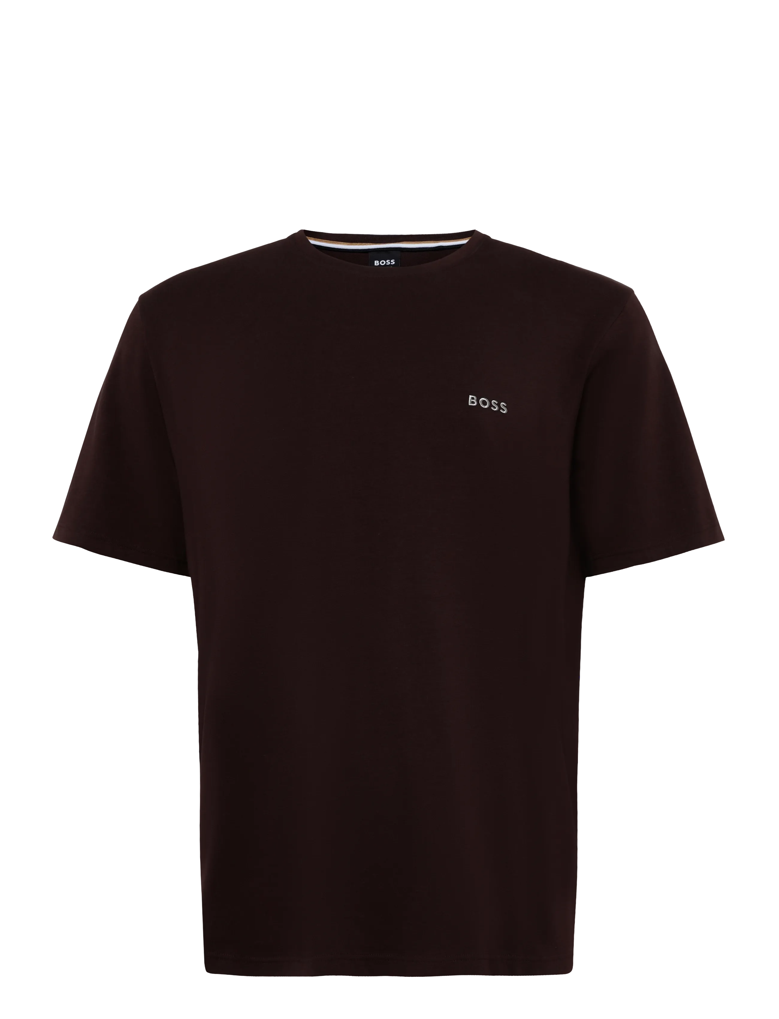 BOSS - Mix&Match T-Shirt R - kurzärmelige t-shirts - dark brown - 1