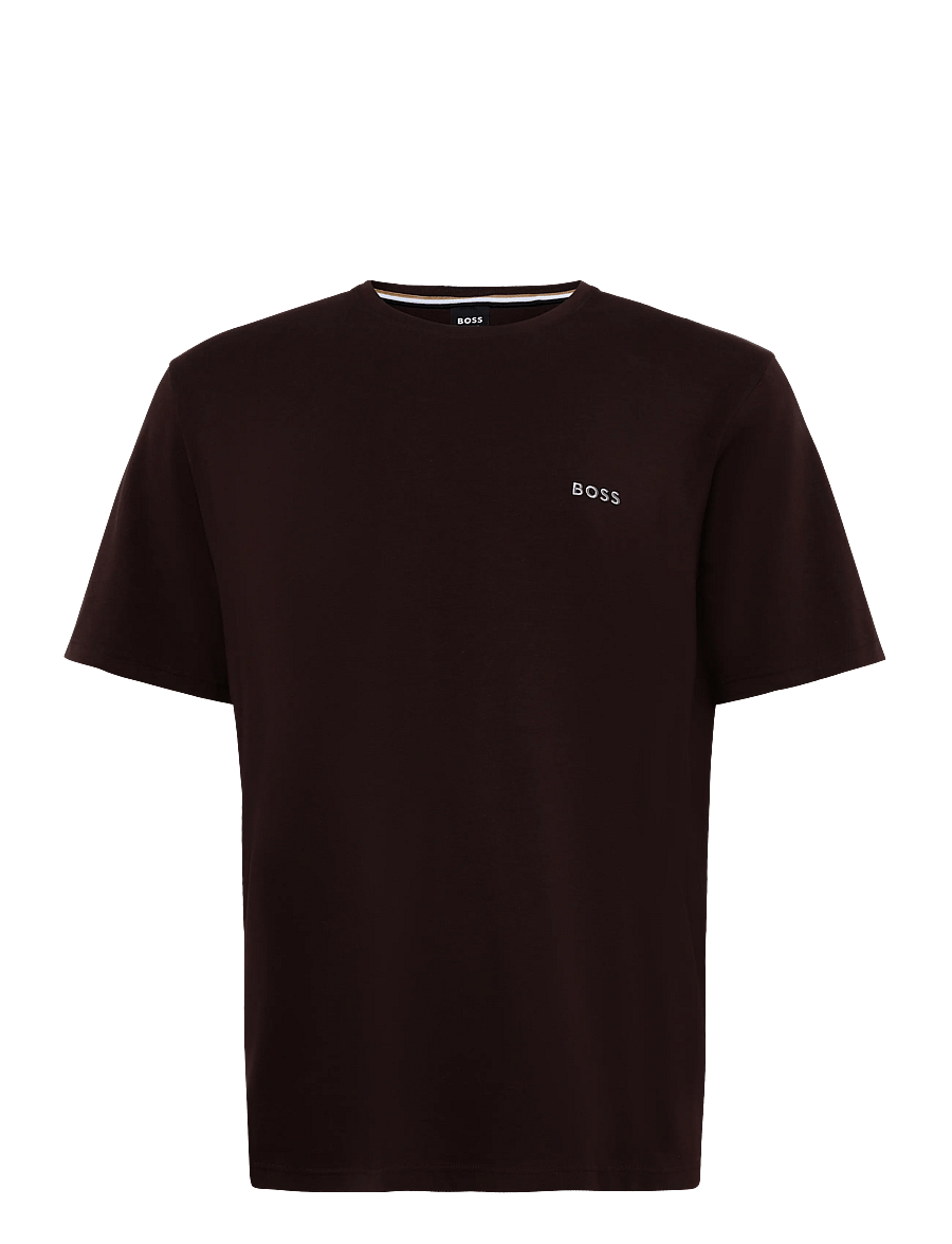 BOSS - Mix&Match T-Shirt R - kurzärmelige t-shirts - dark brown - 1