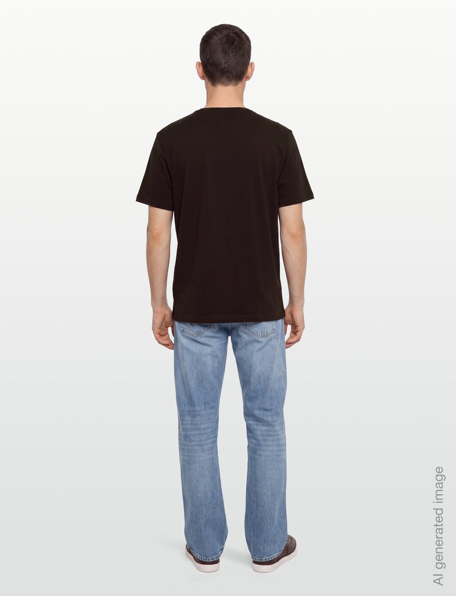 BOSS - Mix&Match T-Shirt R - kurzärmelige t-shirts - dark brown - 4