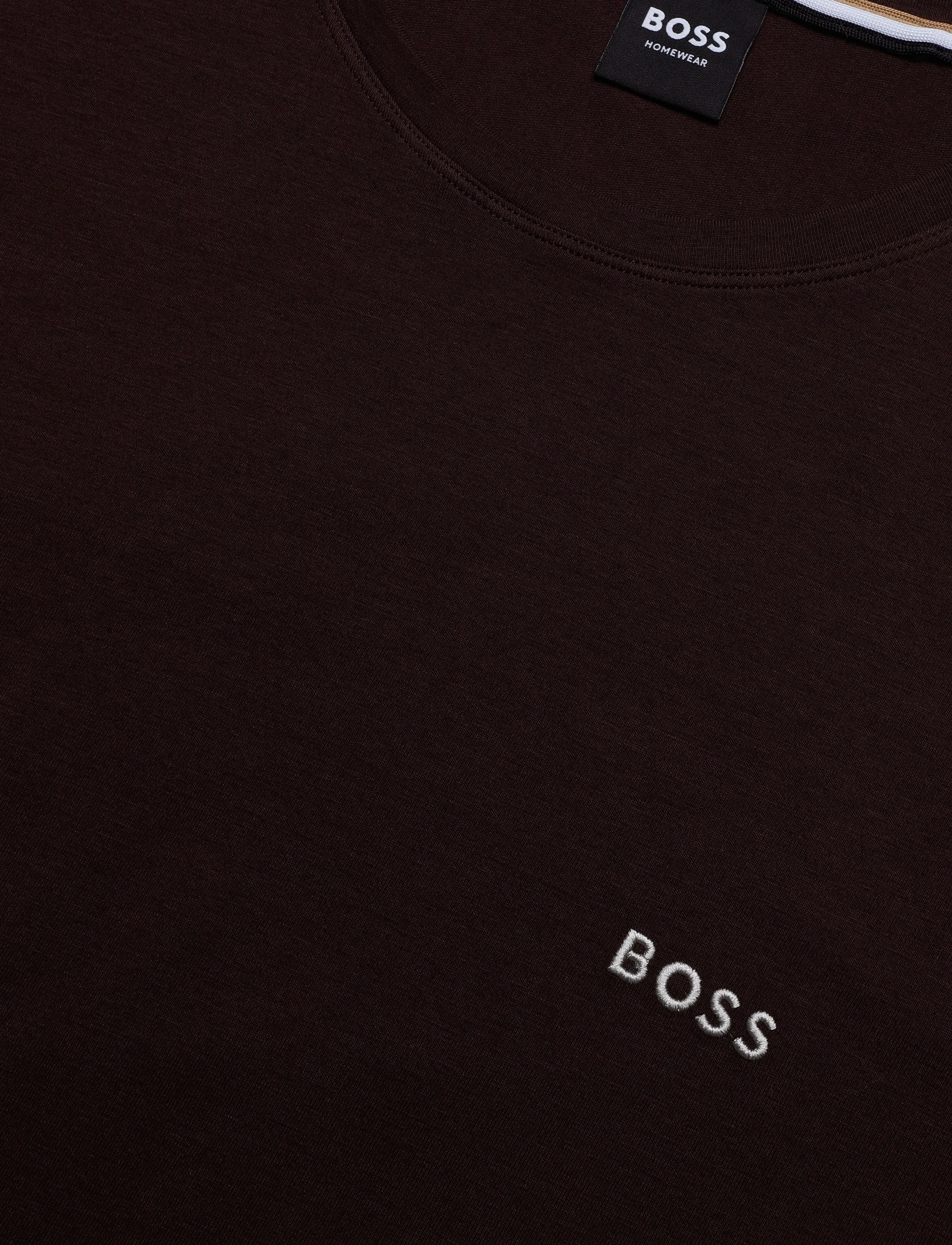 BOSS - Mix&Match T-Shirt R - kurzärmelige t-shirts - dark brown - 5
