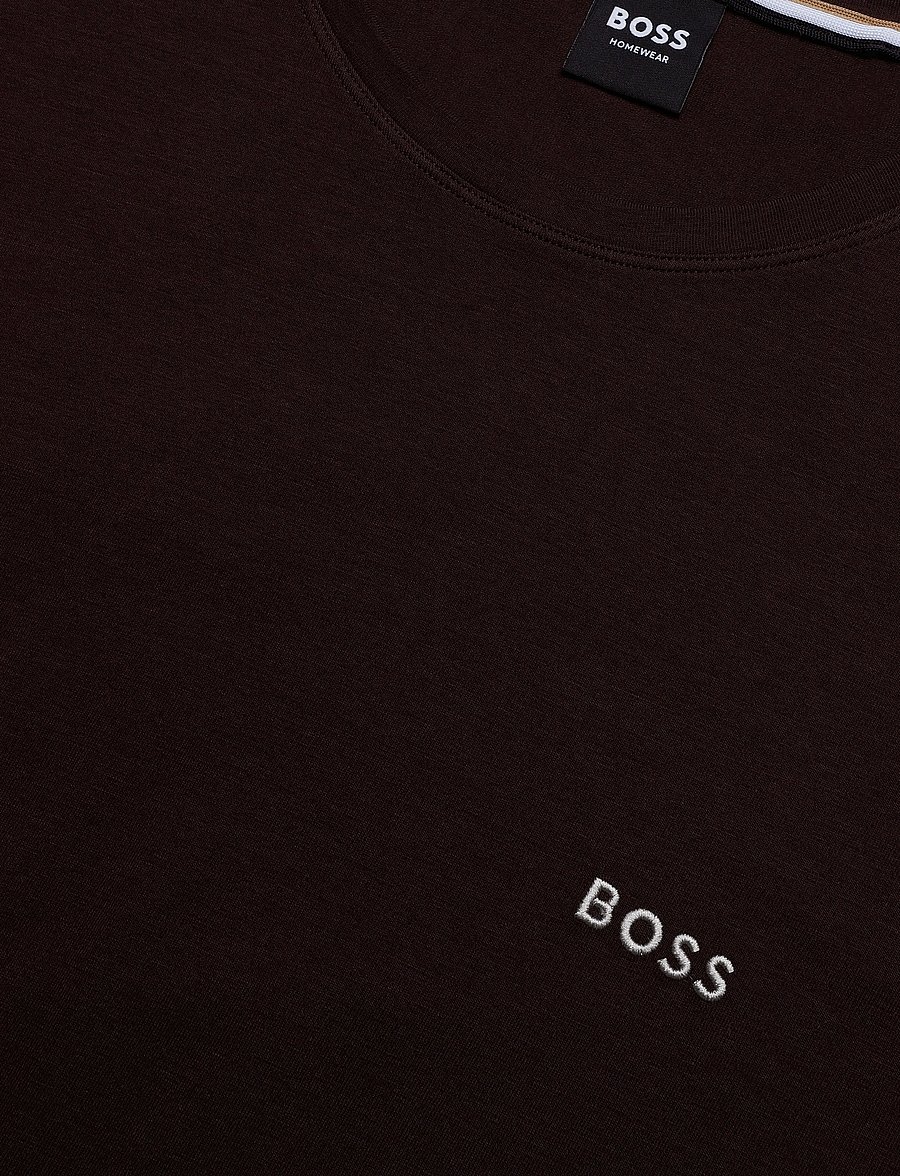 BOSS - Mix&Match T-Shirt R - kurzärmelige t-shirts - dark brown - 5