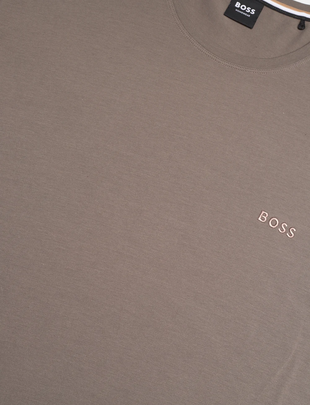 BOSS - Mix&Match T-Shirt R - pyjamapaidat - medium brown - 2