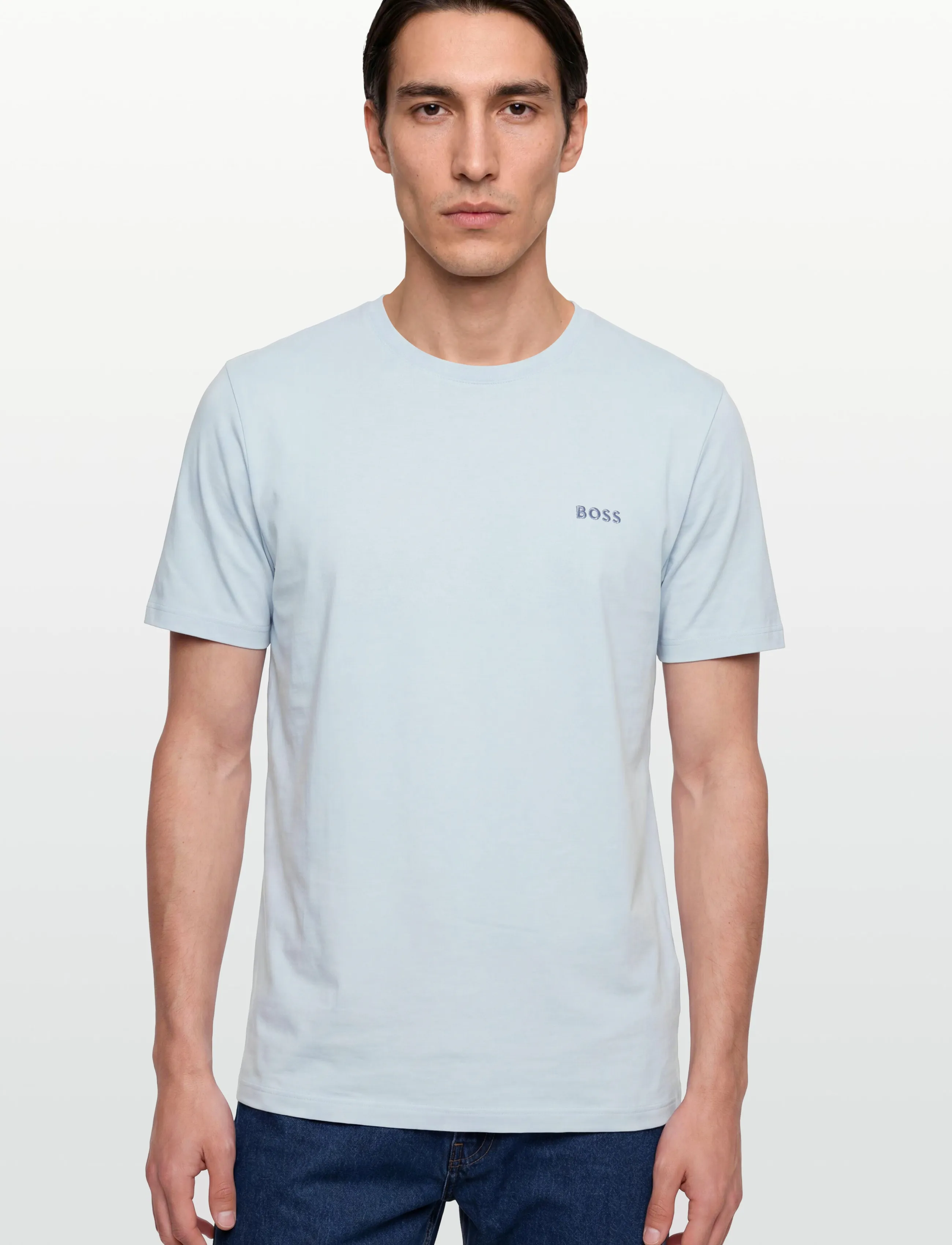 BOSS - Mix&Match T-Shirt R - stutterma bolir - open blue - 3