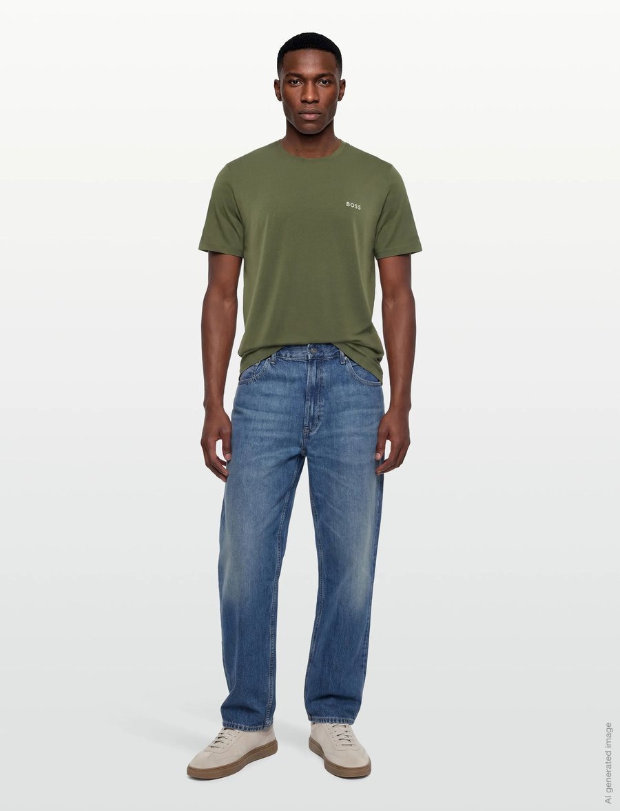 BOSS - Mix&Match T-Shirt R - kurzärmelige t-shirts - open green - 0