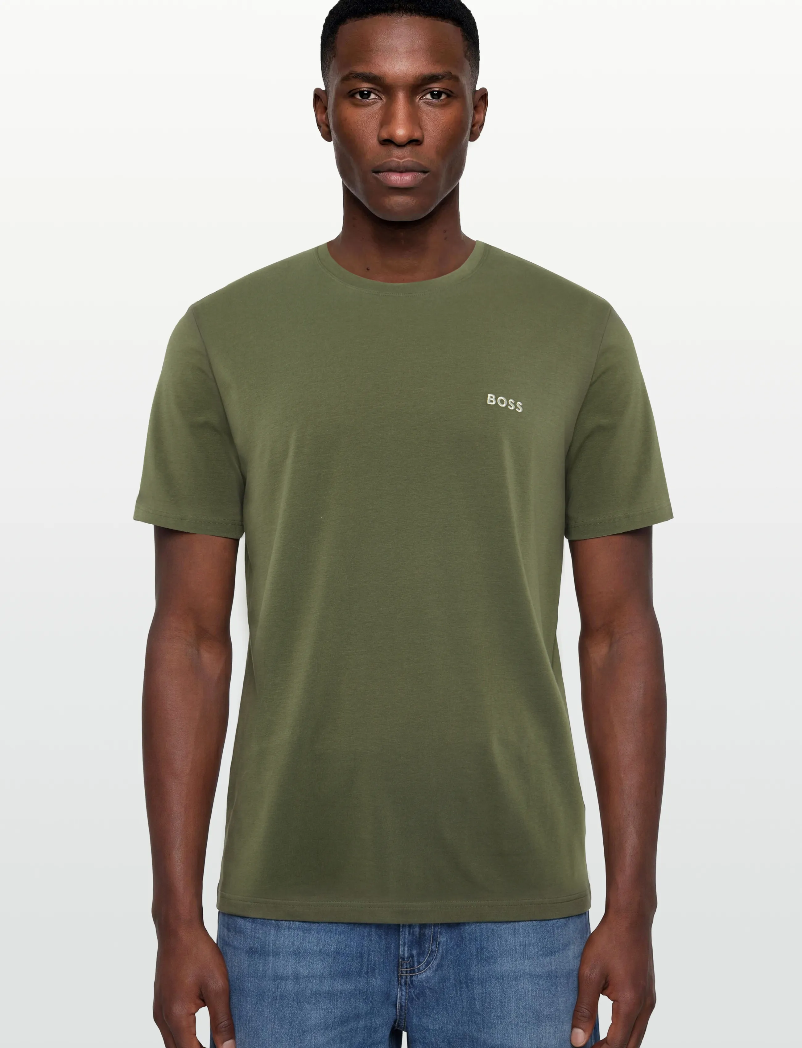 BOSS - Mix&Match T-Shirt R - short-sleeved t-shirts - open green - 3