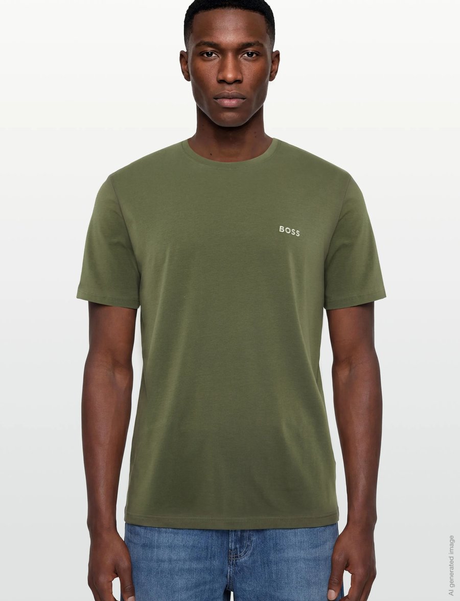BOSS - Mix&Match T-Shirt R - kurzärmelige t-shirts - open green - 3