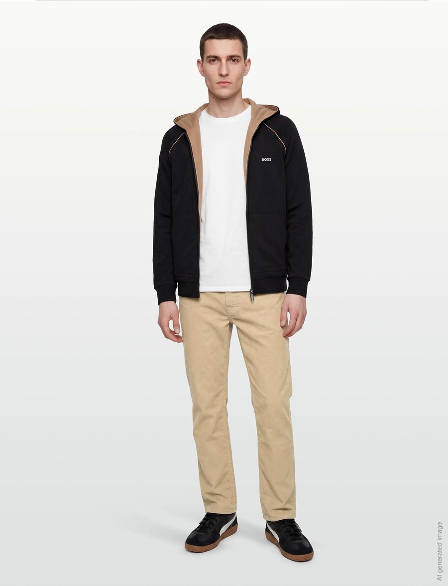 BOSS - Mix&Match Jacket H - hoodies - black - 0
