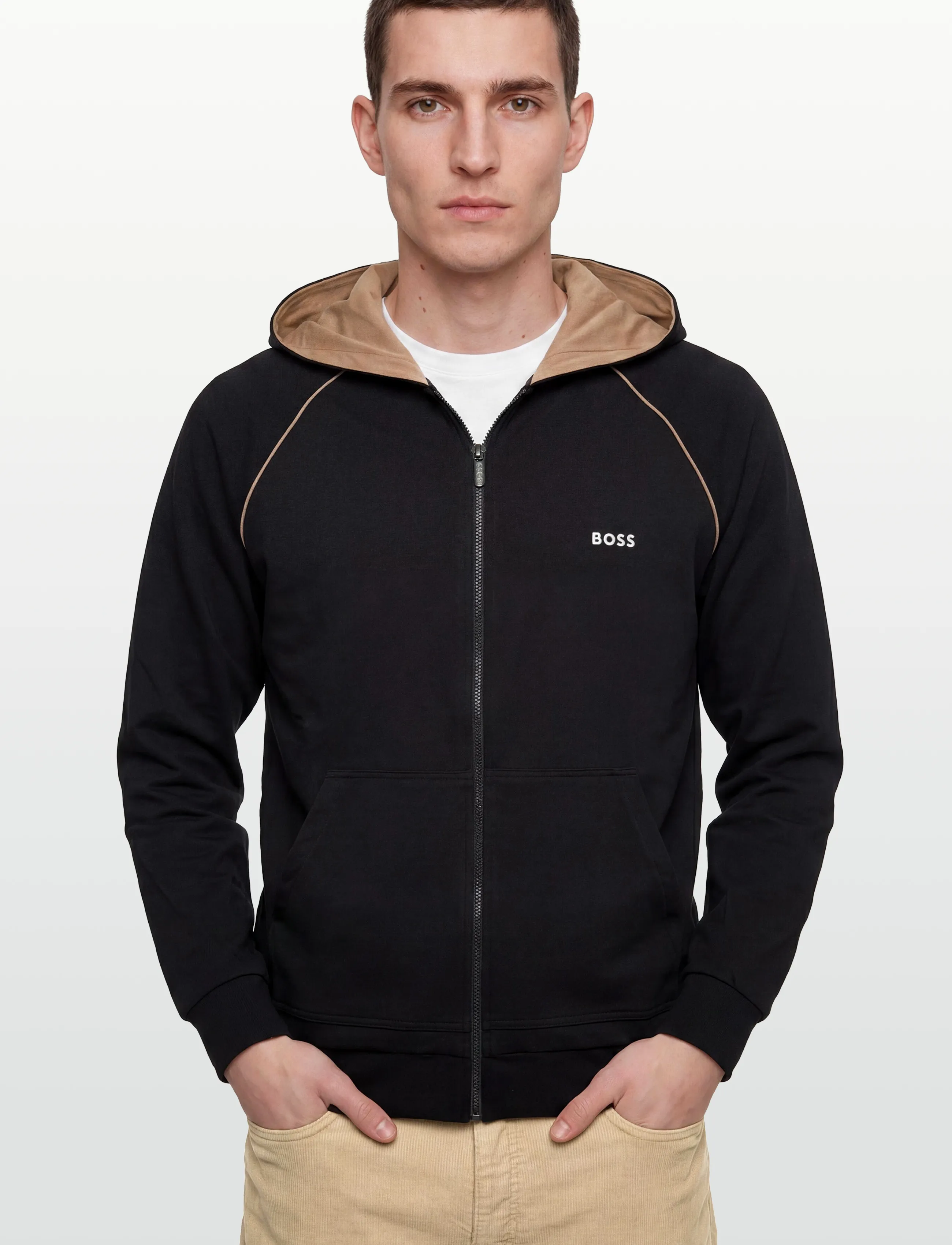 BOSS - Mix&Match Jacket H - hoodies - black - 3
