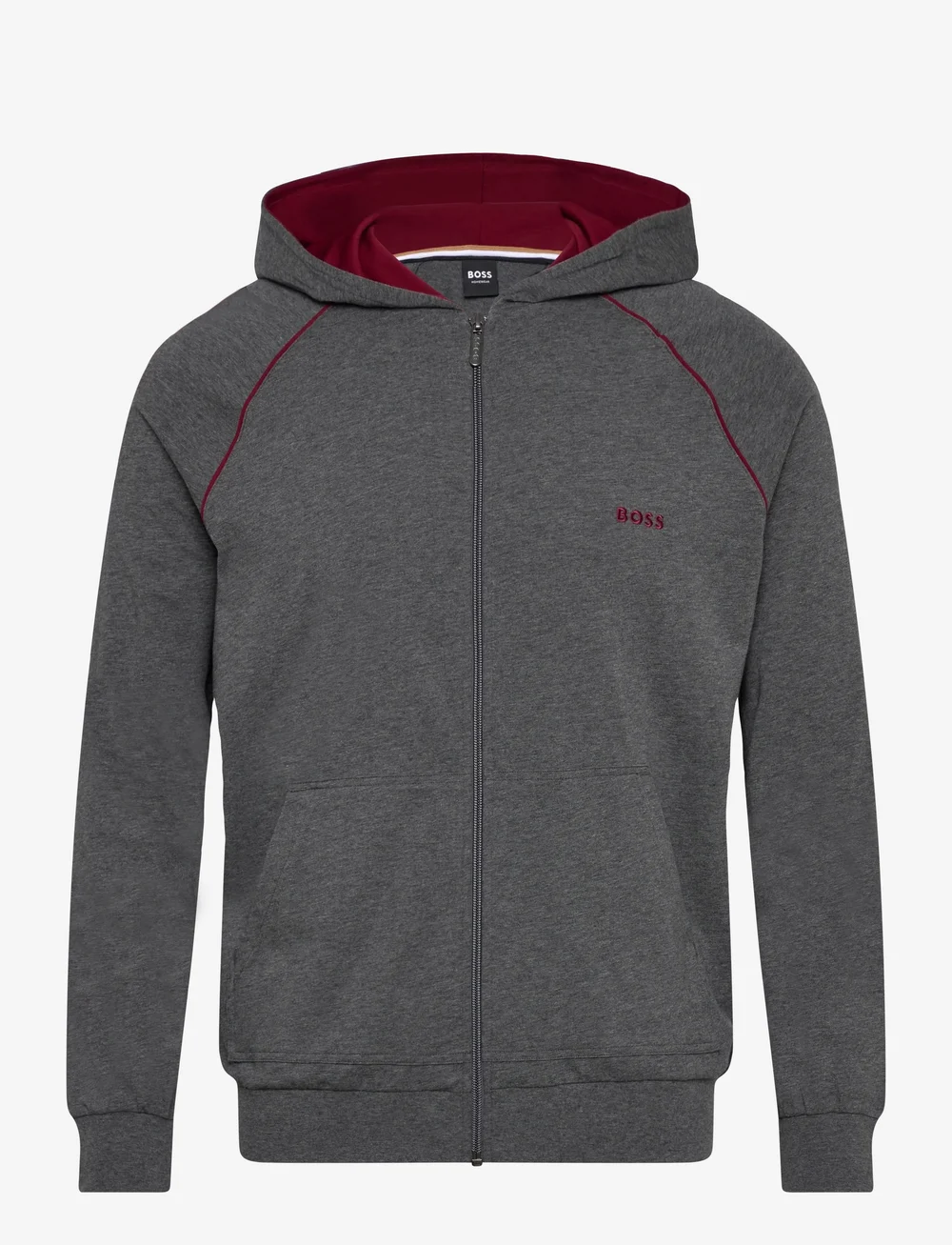 BOSS - Mix&Match Jacket H - hættetrøjer - charcoal - 0