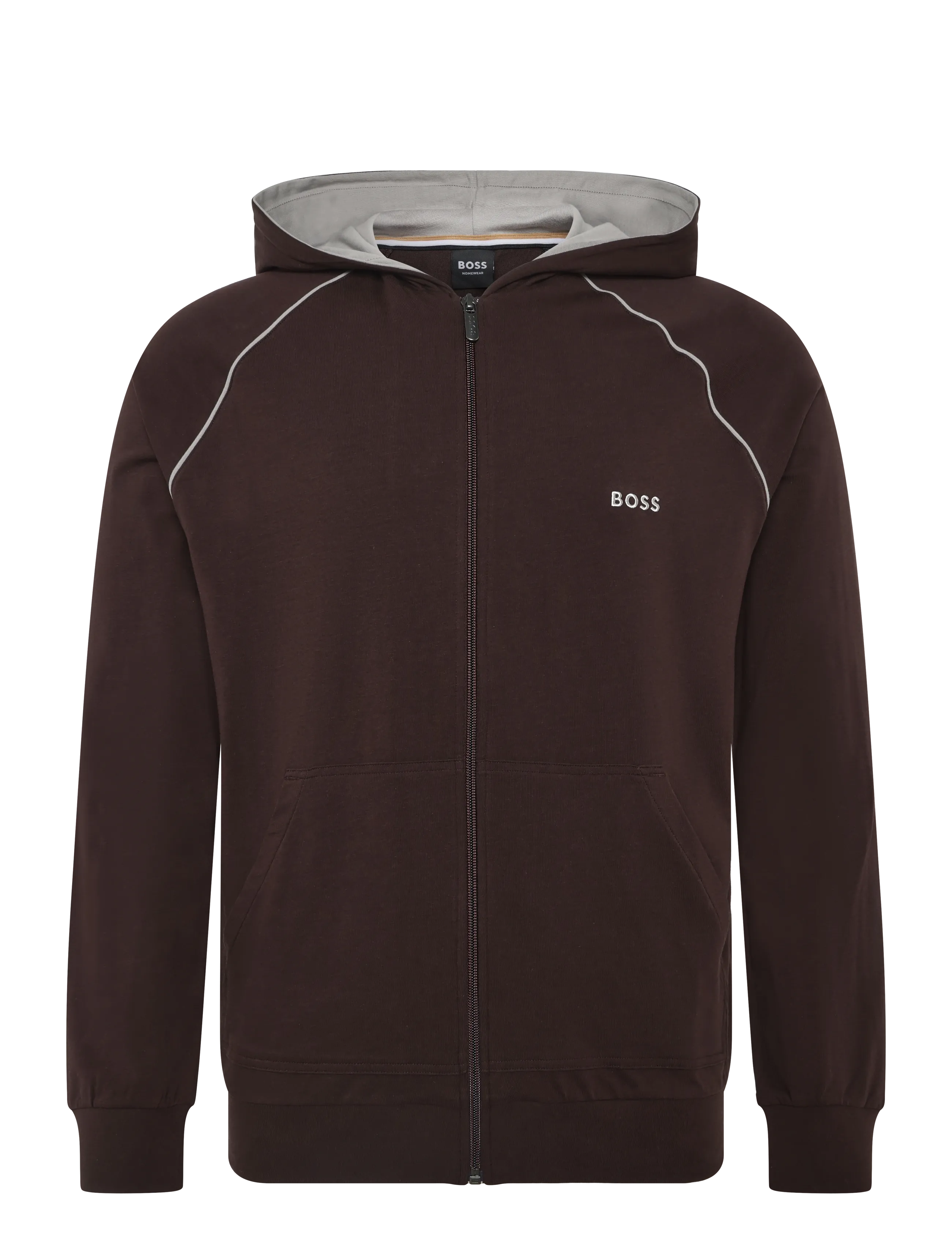 BOSS - Mix&Match Jacket H - kapuutsiga pusad - dark brown - 1