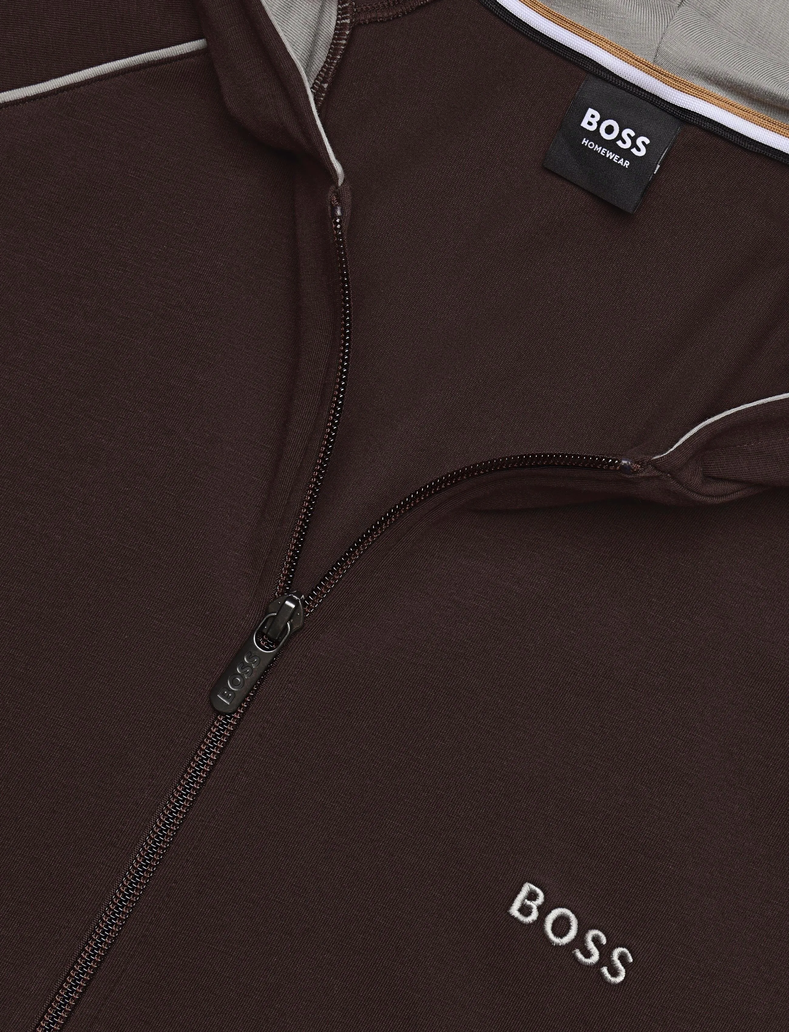 BOSS - Mix&Match Jacket H - kapuutsiga pusad - dark brown - 5