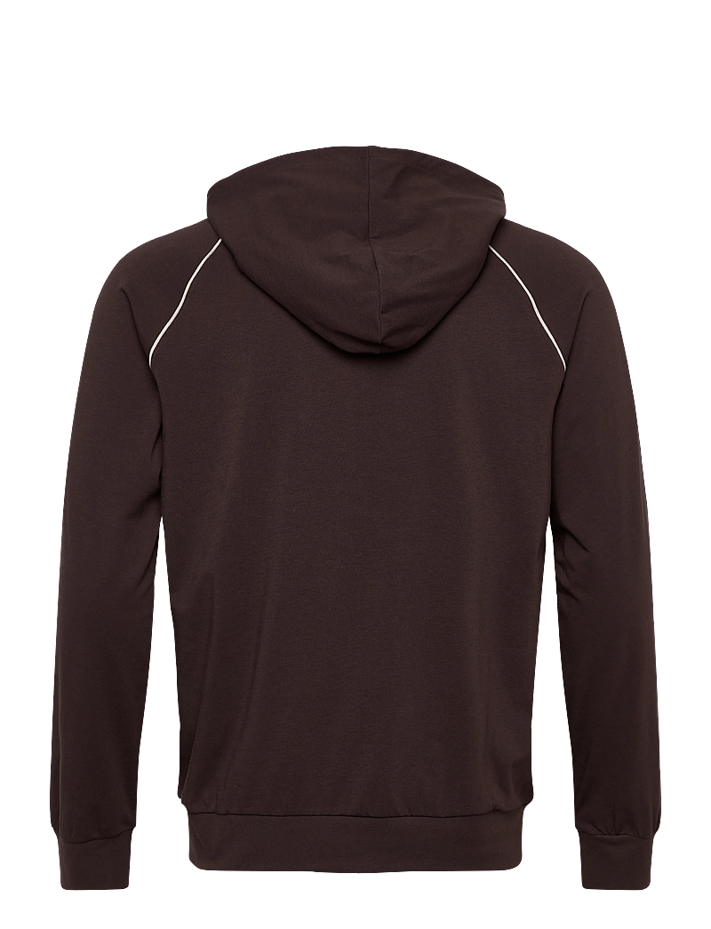 BOSS - Mix&Match Jacket H - hoodies - dark brown - 2