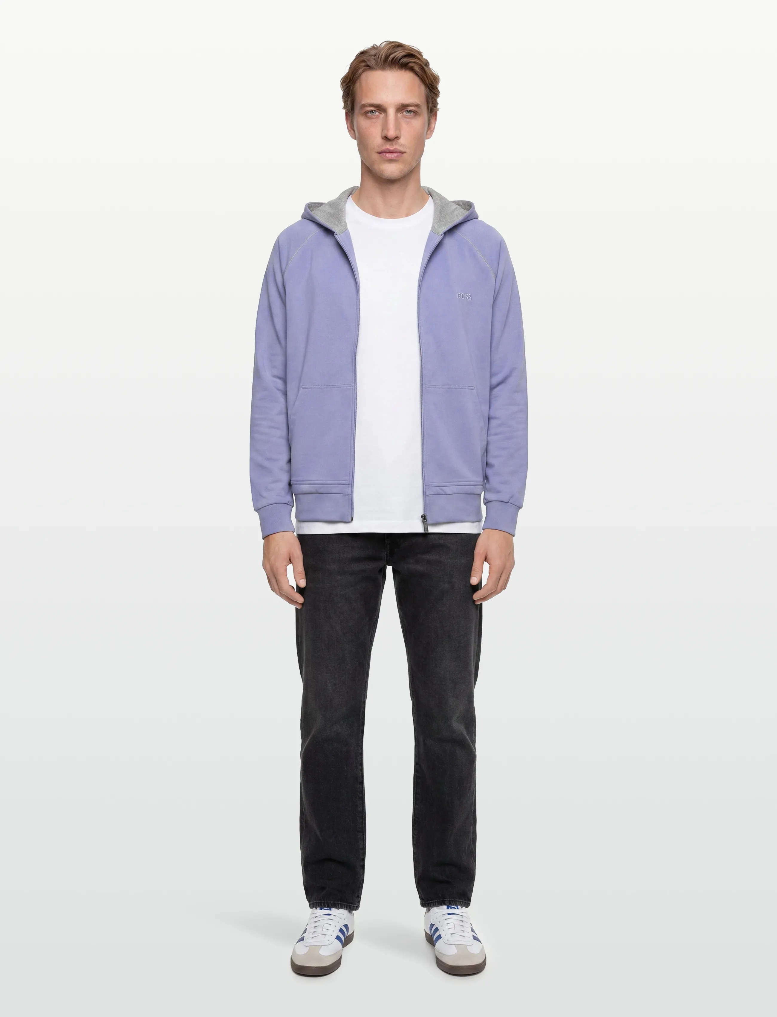 BOSS Mix&Match Jacket H, M, Sweatshirts & Hoodies, Grau - Männerswear