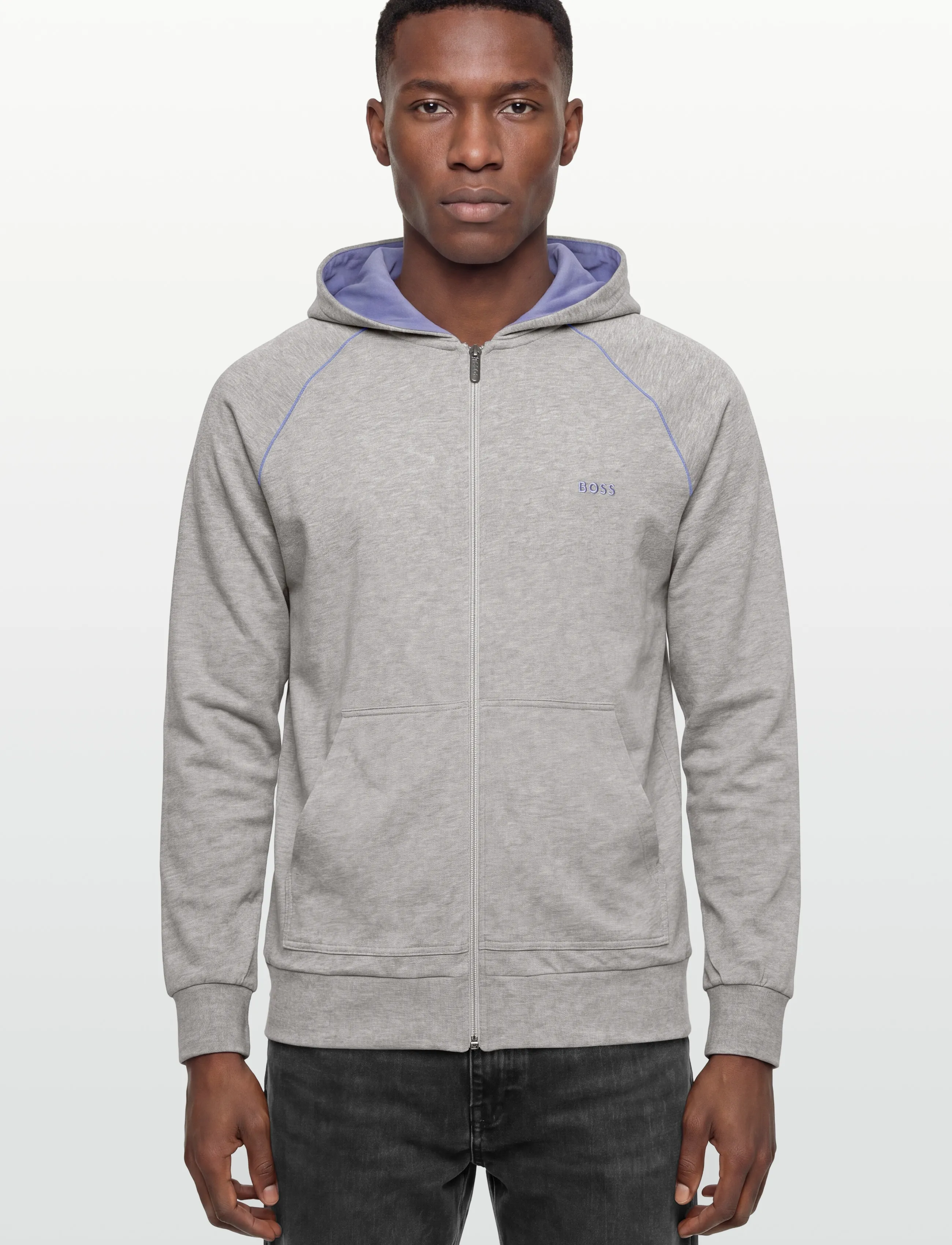 BOSS - Mix&Match Jacket H - hoodies - medium grey - 3