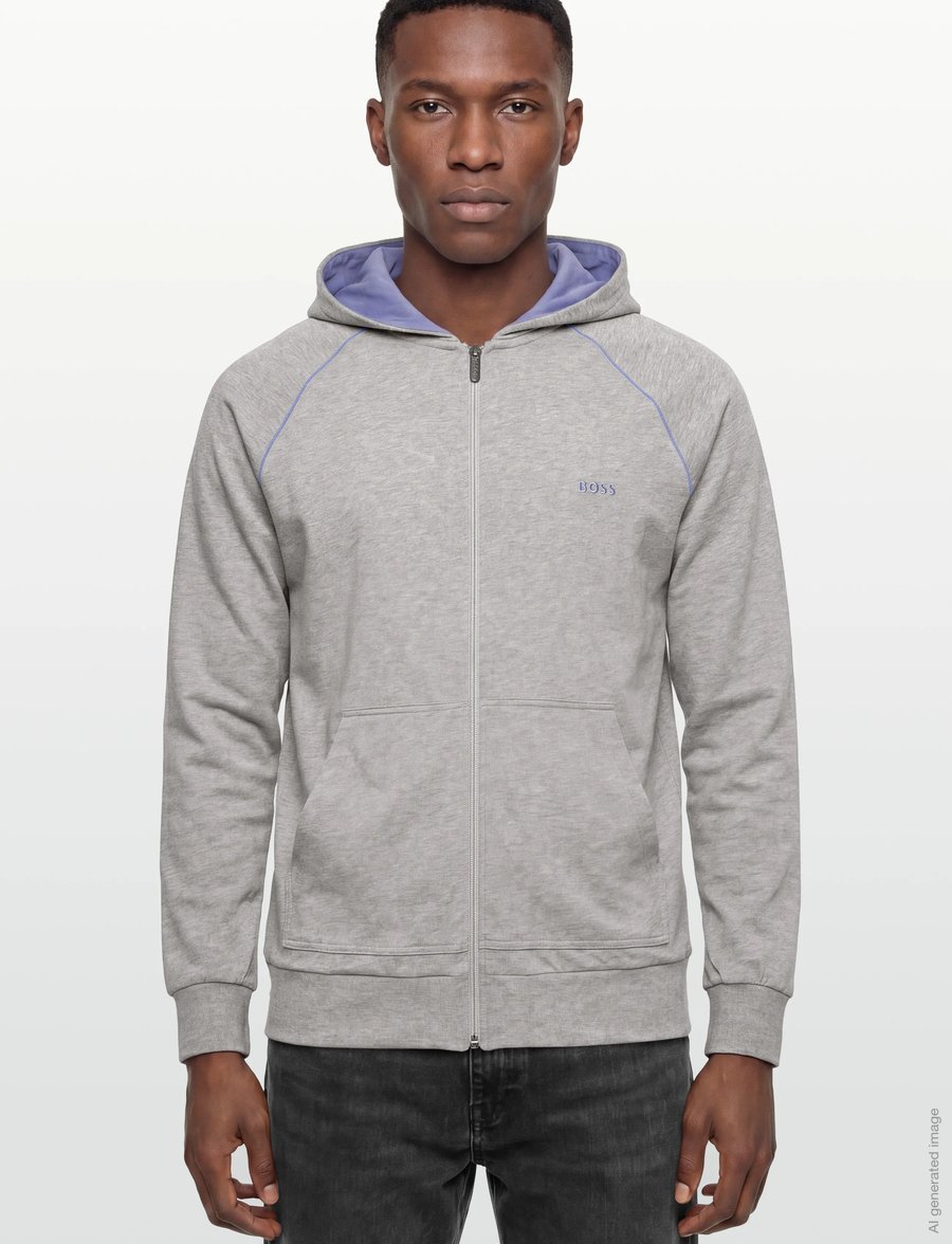 BOSS - Mix&Match Jacket H - hoodies - medium grey - 3