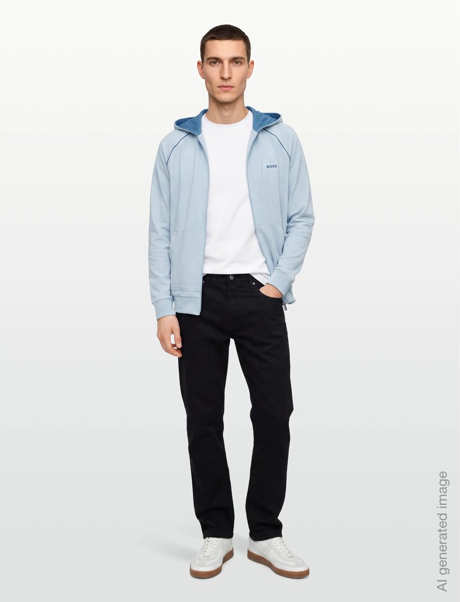 BOSS - Mix&Match Jacket H - kapuzenpullover - open blue - 0