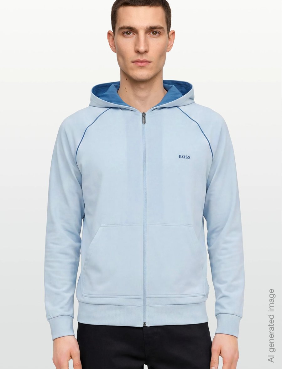 BOSS - Mix&Match Jacket H - kapuzenpullover - open blue - 3