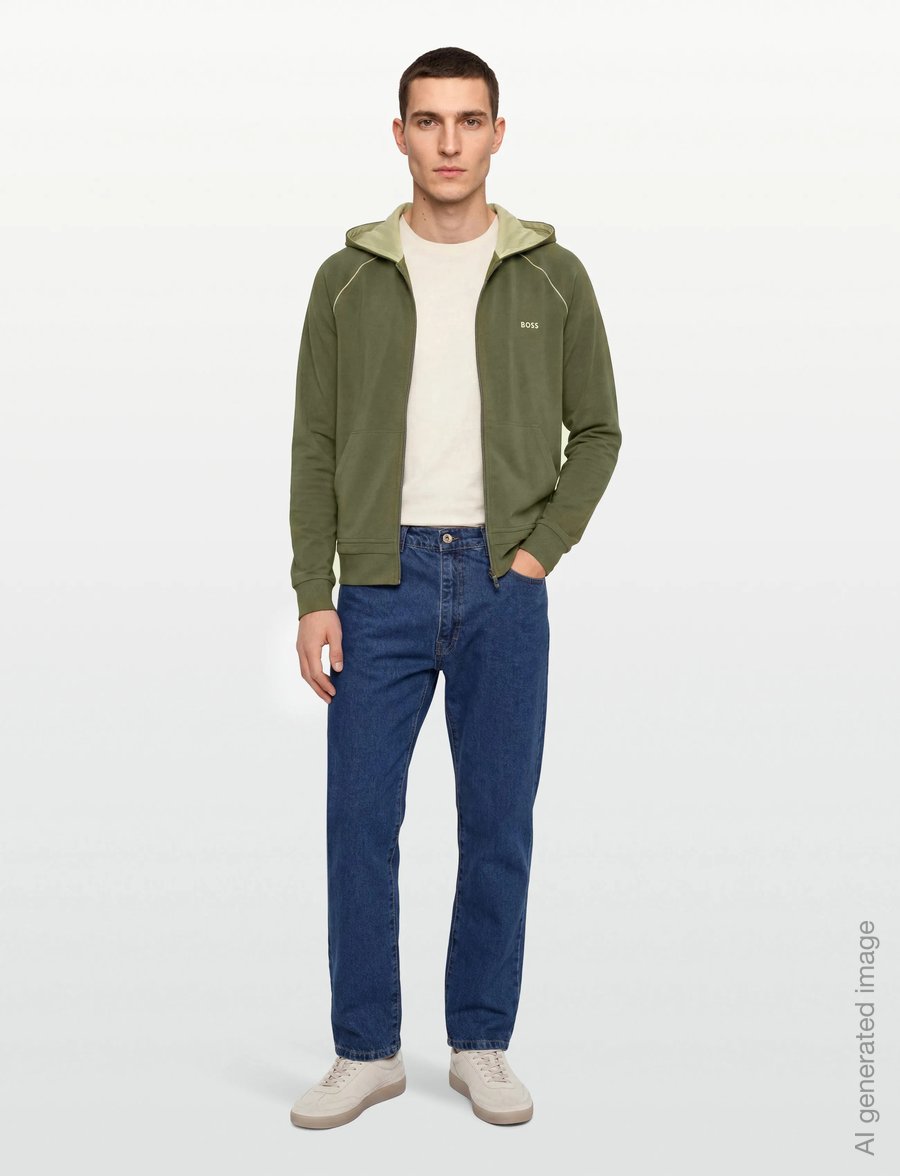 BOSS - Mix&Match Jacket H - kapuzenpullover - open green - 0