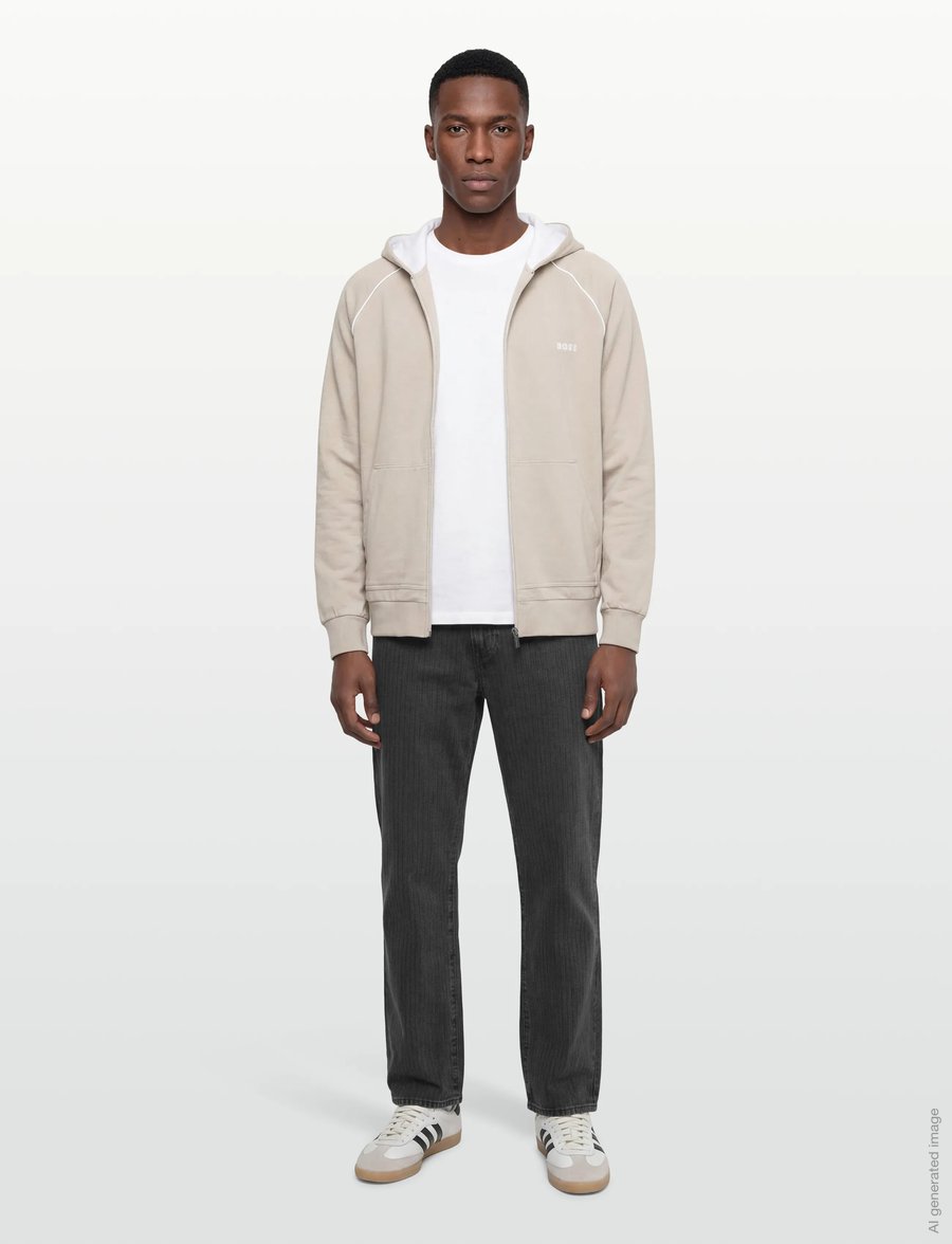 BOSS - Mix&Match Jacket H - hoodies - open grey - 0