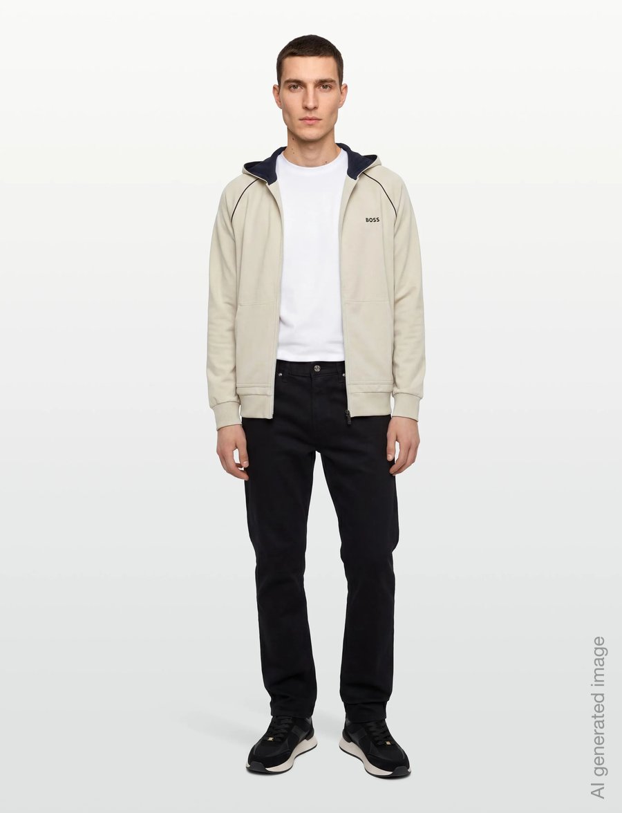 BOSS - Mix&Match Jacket H - hoodies - open white - 0