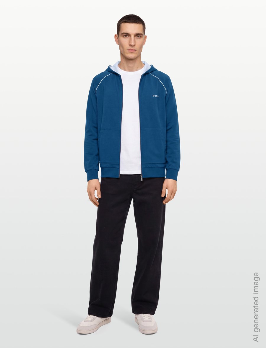 BOSS - Mix&Match Jacket H - hoodies - turquoise/aqua - 0